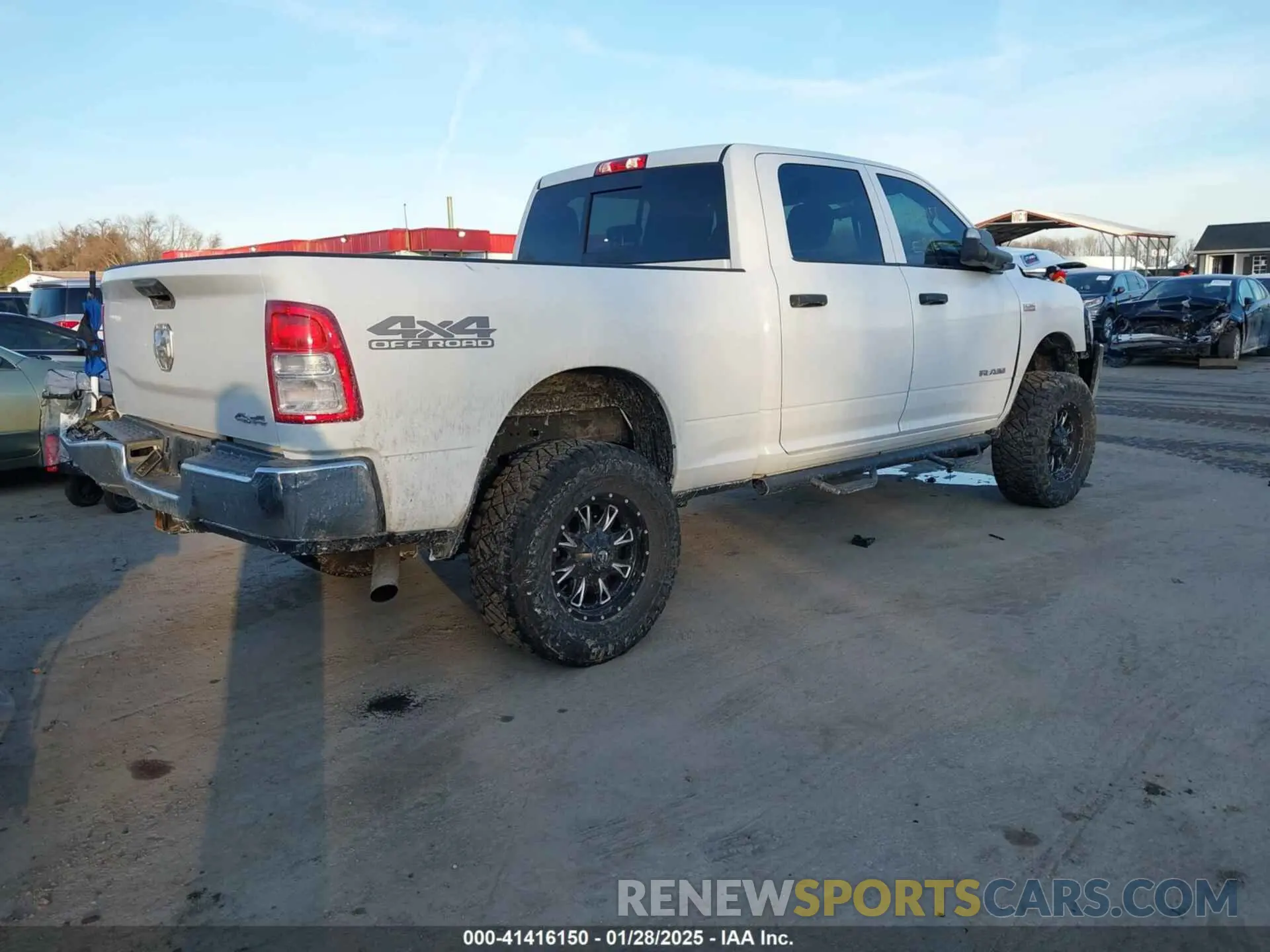 4 Photograph of a damaged car 3C6UR5CJ1MG679326 RAM 2500 2021