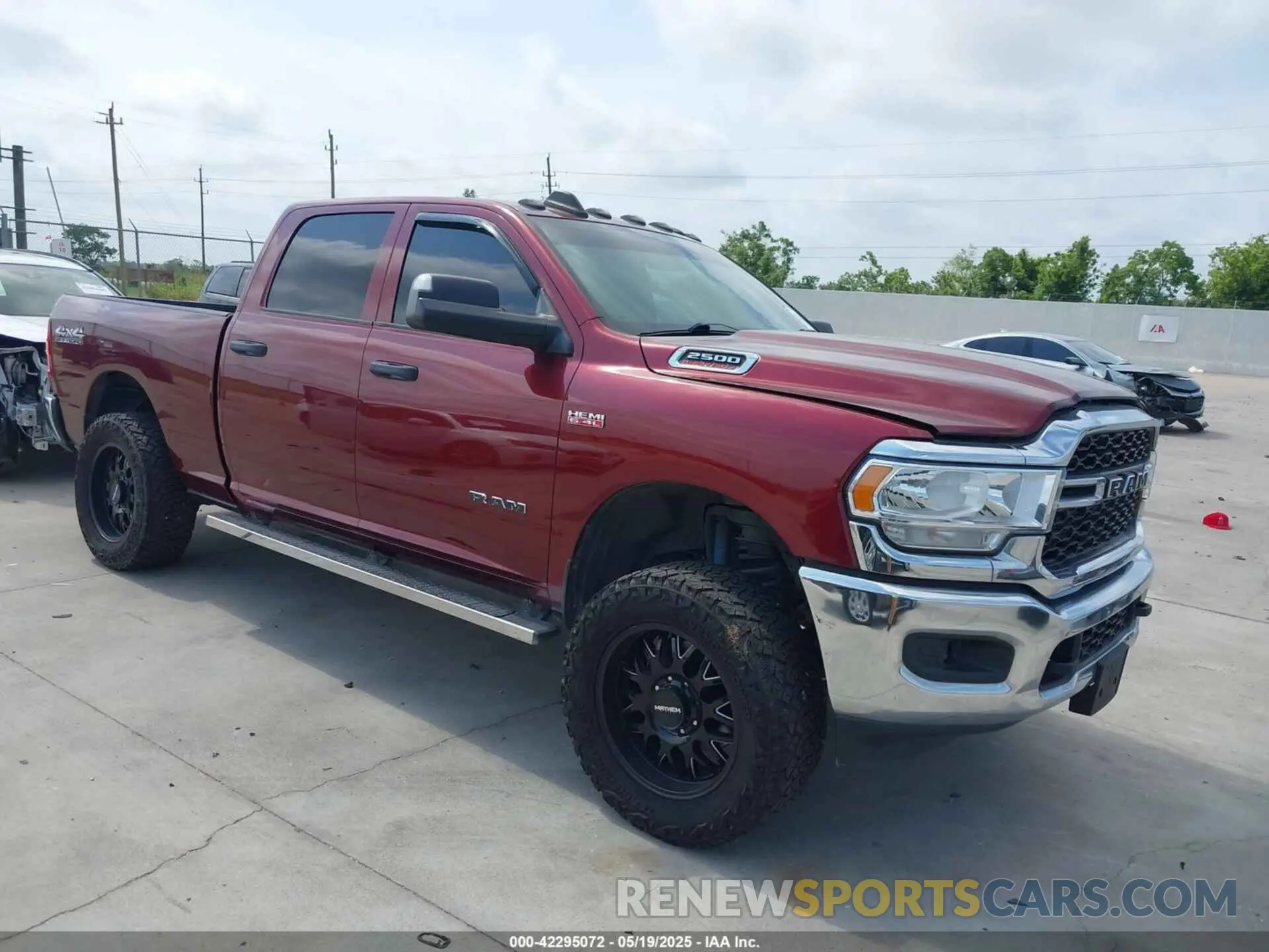 1 Photograph of a damaged car 3C6UR5CJ2MG502977 RAM 2500 2021