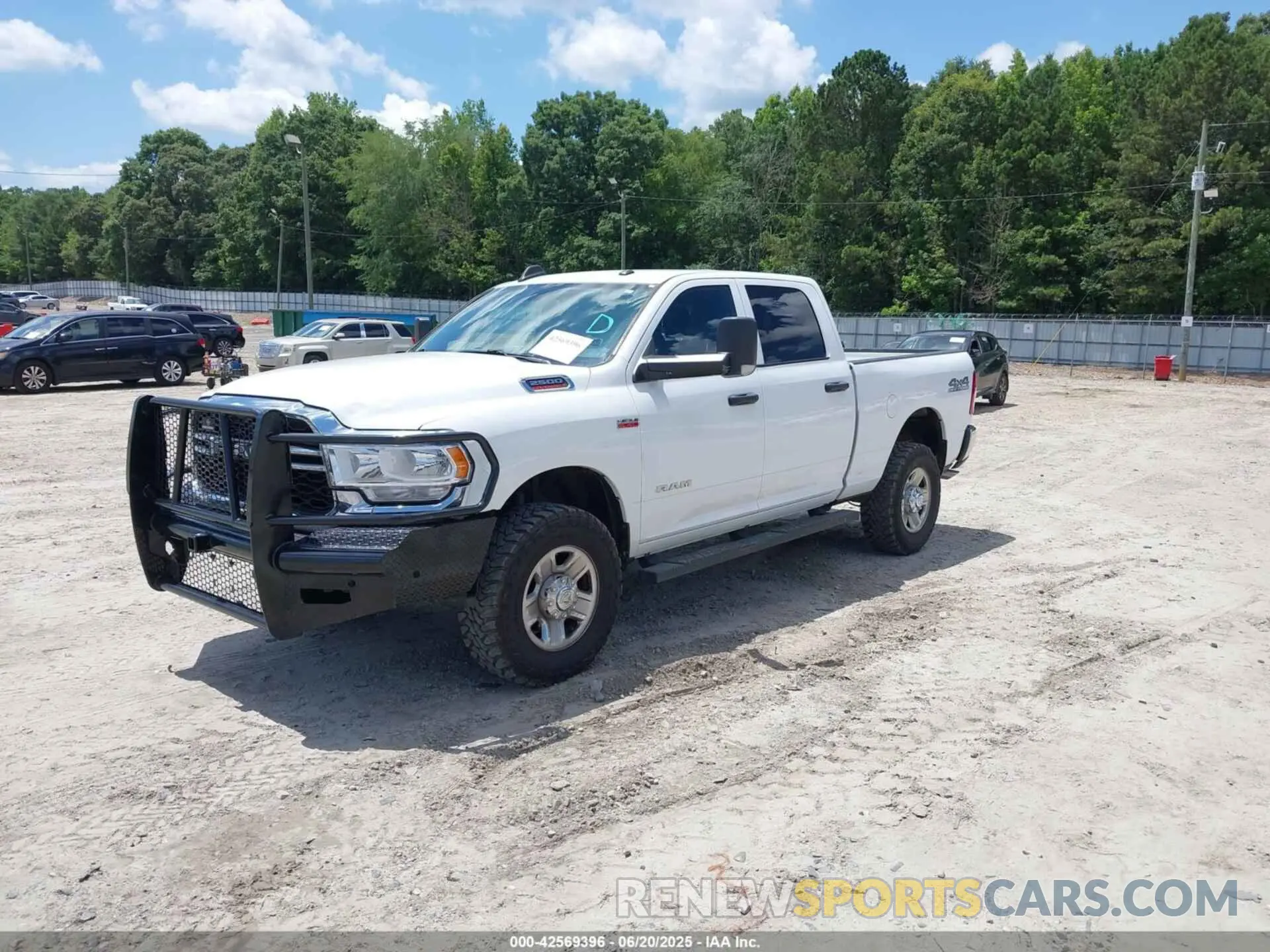 2 Photograph of a damaged car 3C6UR5CJ2MG533937 RAM 2500 2021