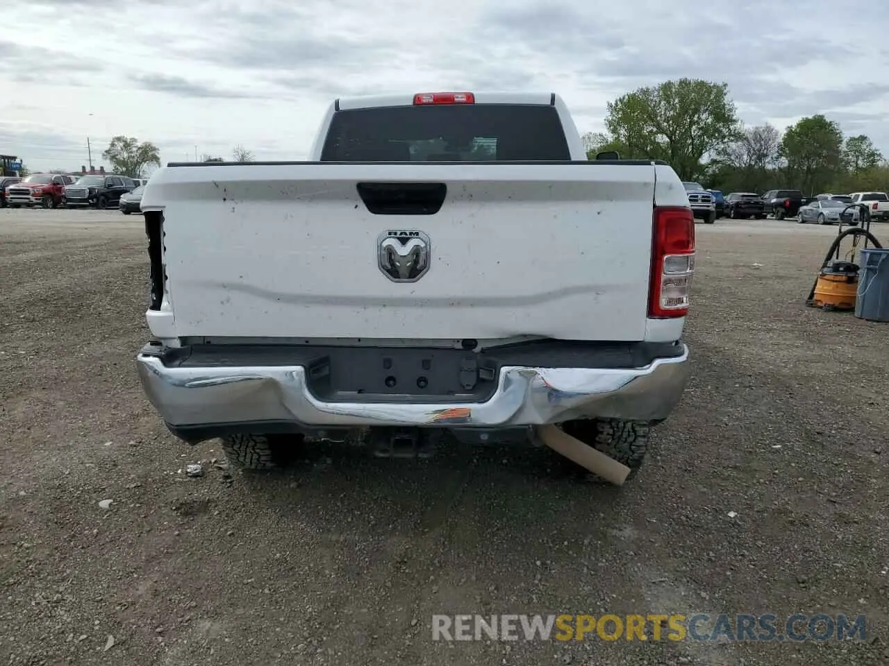 6 Photograph of a damaged car 3C6UR5CJ2MG558658 RAM 2500 2021