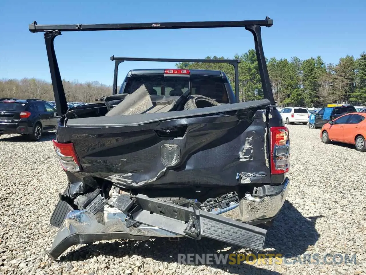 6 Photograph of a damaged car 3C6UR5CJ2MG573130 RAM 2500 2021