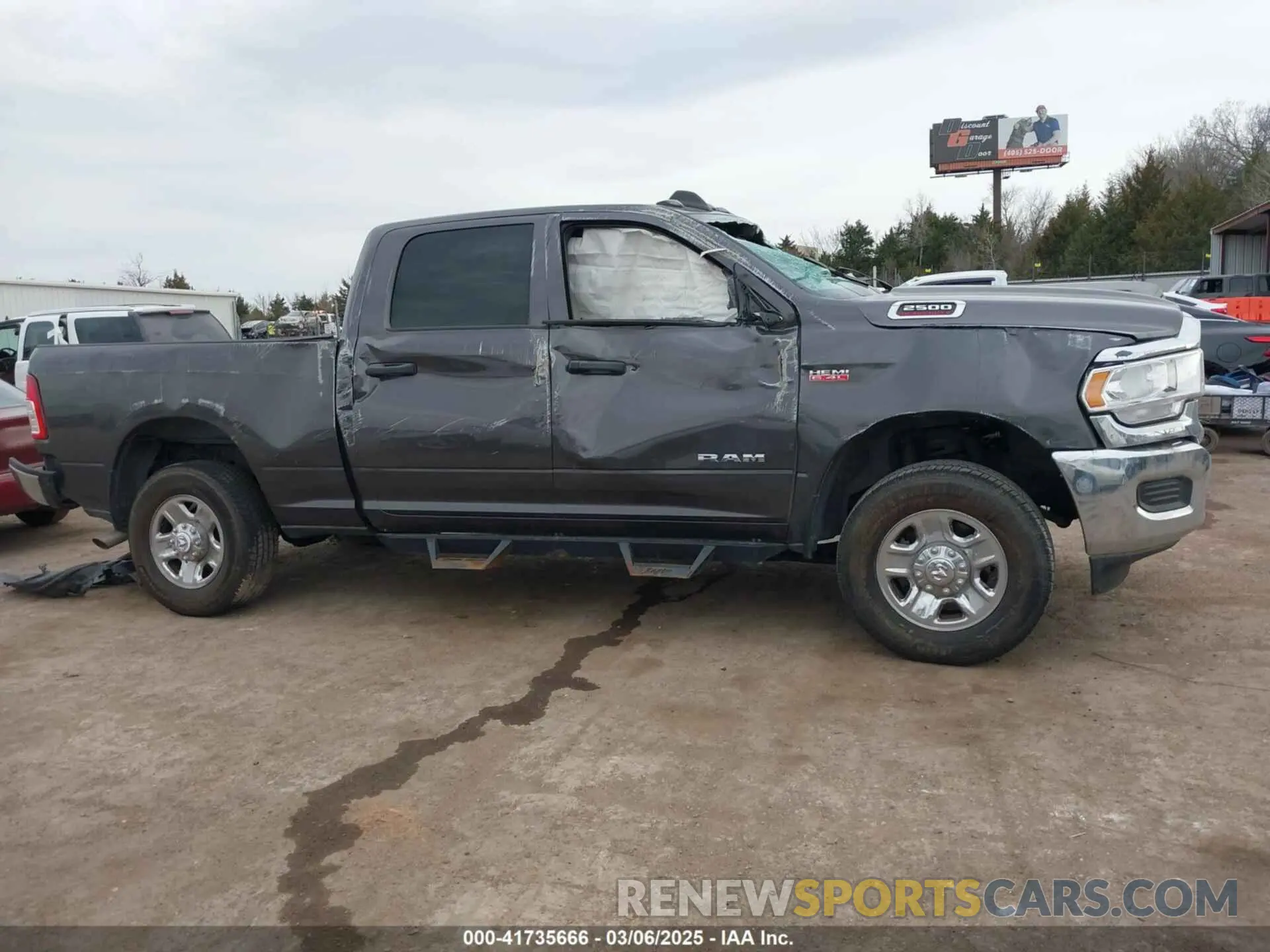 13 Photograph of a damaged car 3C6UR5CJ2MG639305 RAM 2500 2021