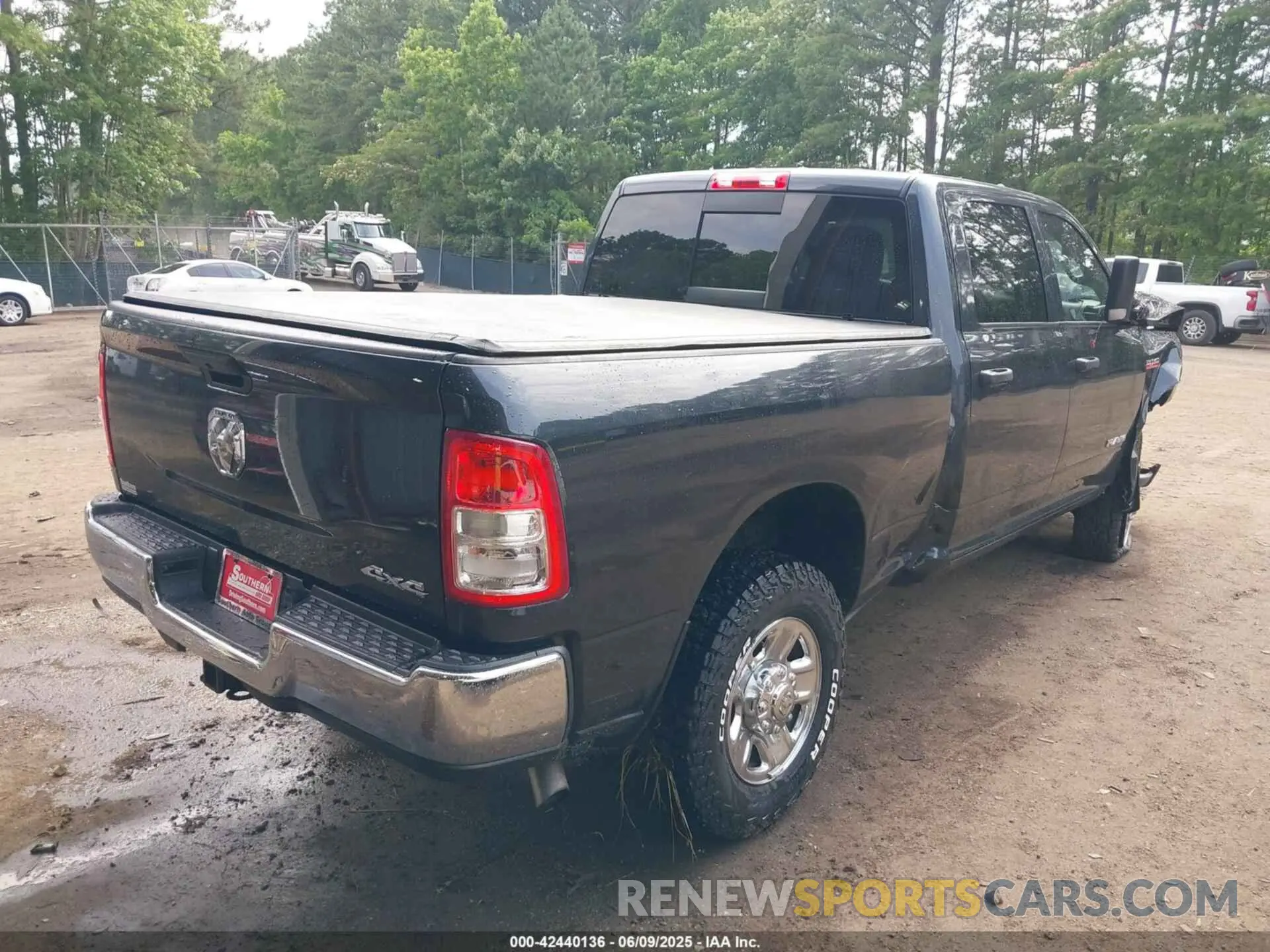 4 Photograph of a damaged car 3C6UR5CJ3MG697813 RAM 2500 2021