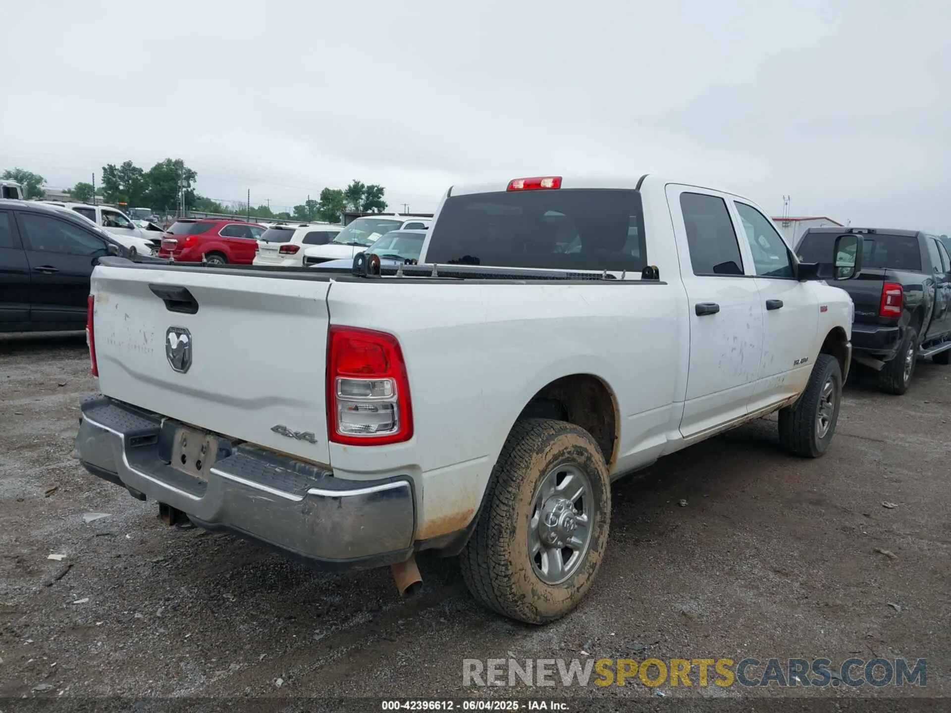4 Photograph of a damaged car 3C6UR5CJ9MG532722 RAM 2500 2021