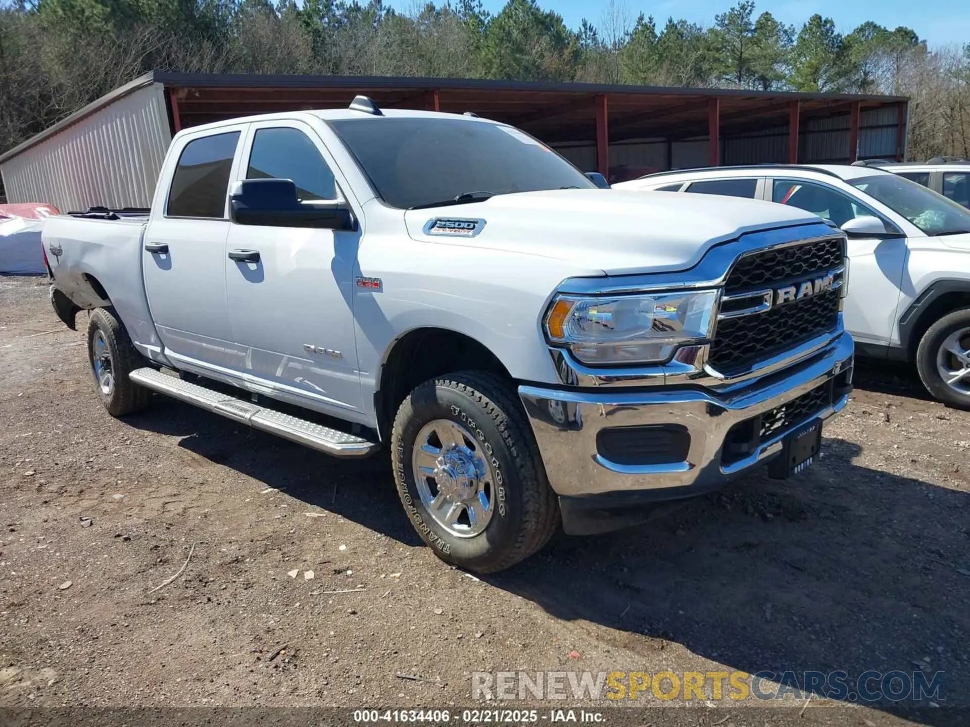 1 Photograph of a damaged car 3C6UR5CJ9MG656862 RAM 2500 2021
