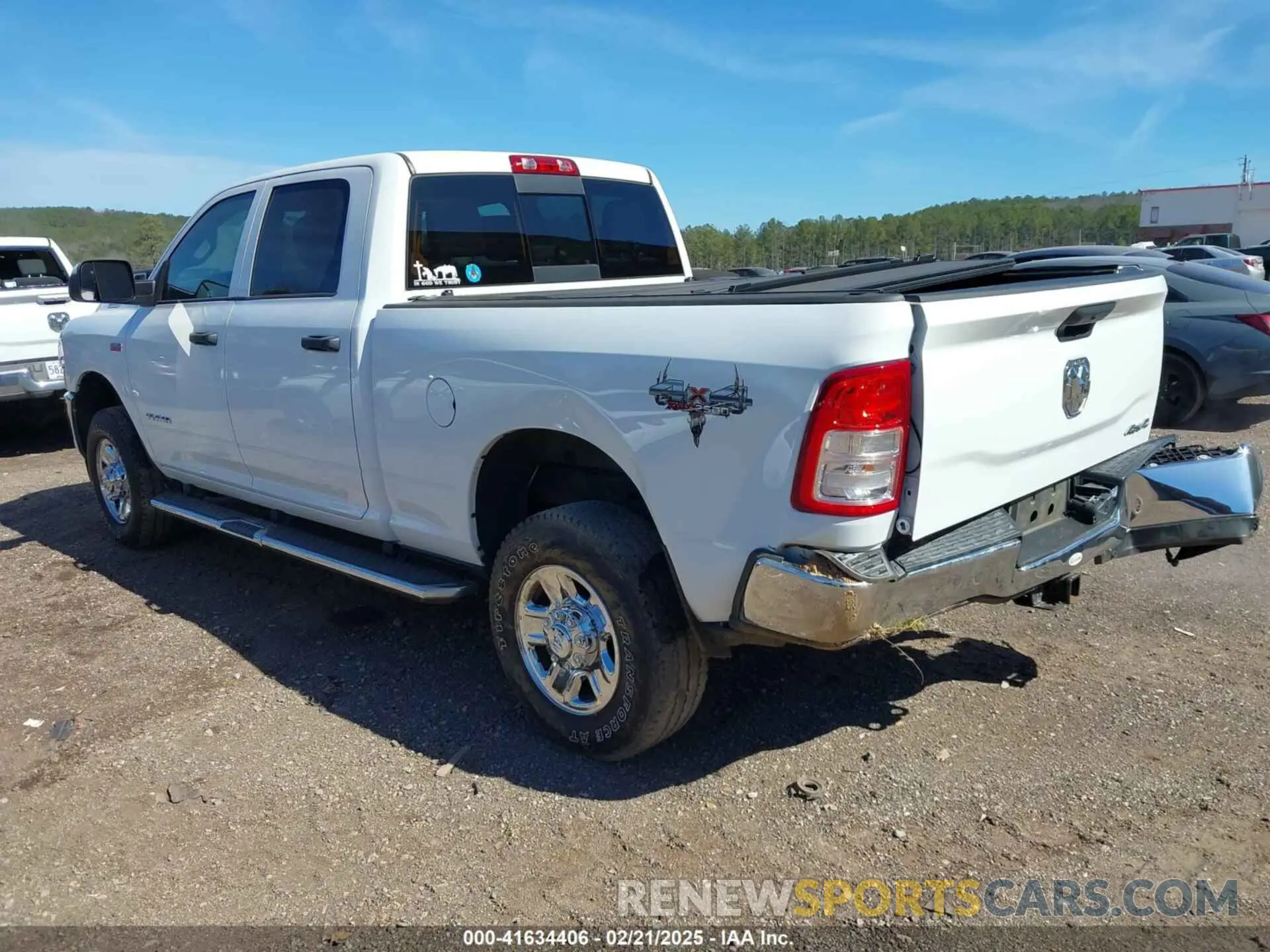 3 Photograph of a damaged car 3C6UR5CJ9MG656862 RAM 2500 2021