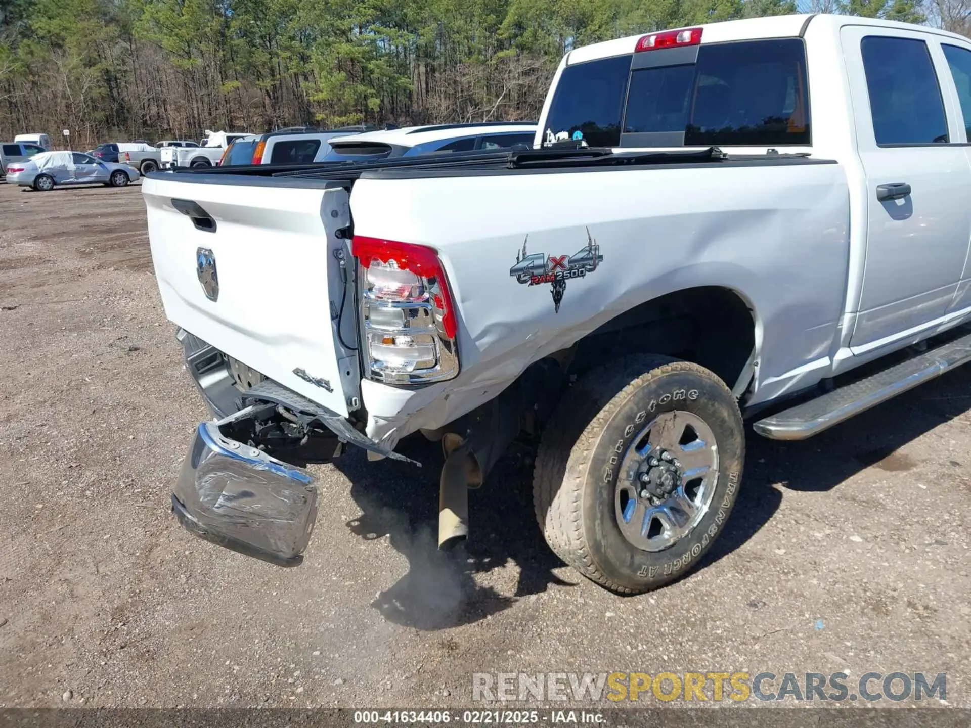 6 Photograph of a damaged car 3C6UR5CJ9MG656862 RAM 2500 2021
