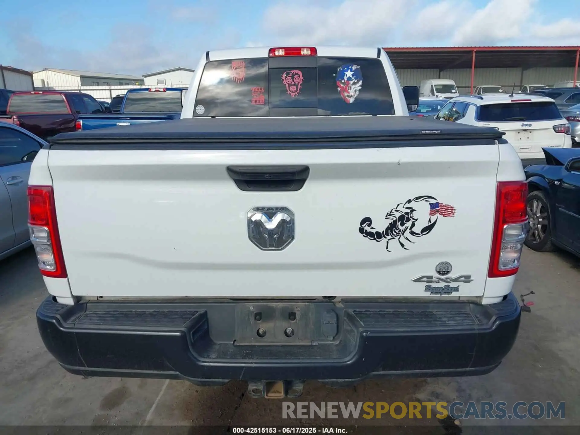 16 Photograph of a damaged car 3C6UR5CJXMG611381 RAM 2500 2021
