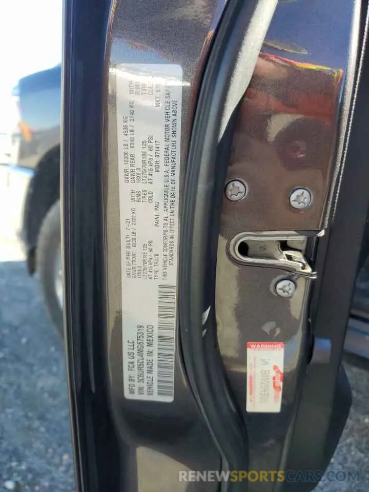 14 Photograph of a damaged car 3C6UR5CL4MG675319 RAM 2500 2021