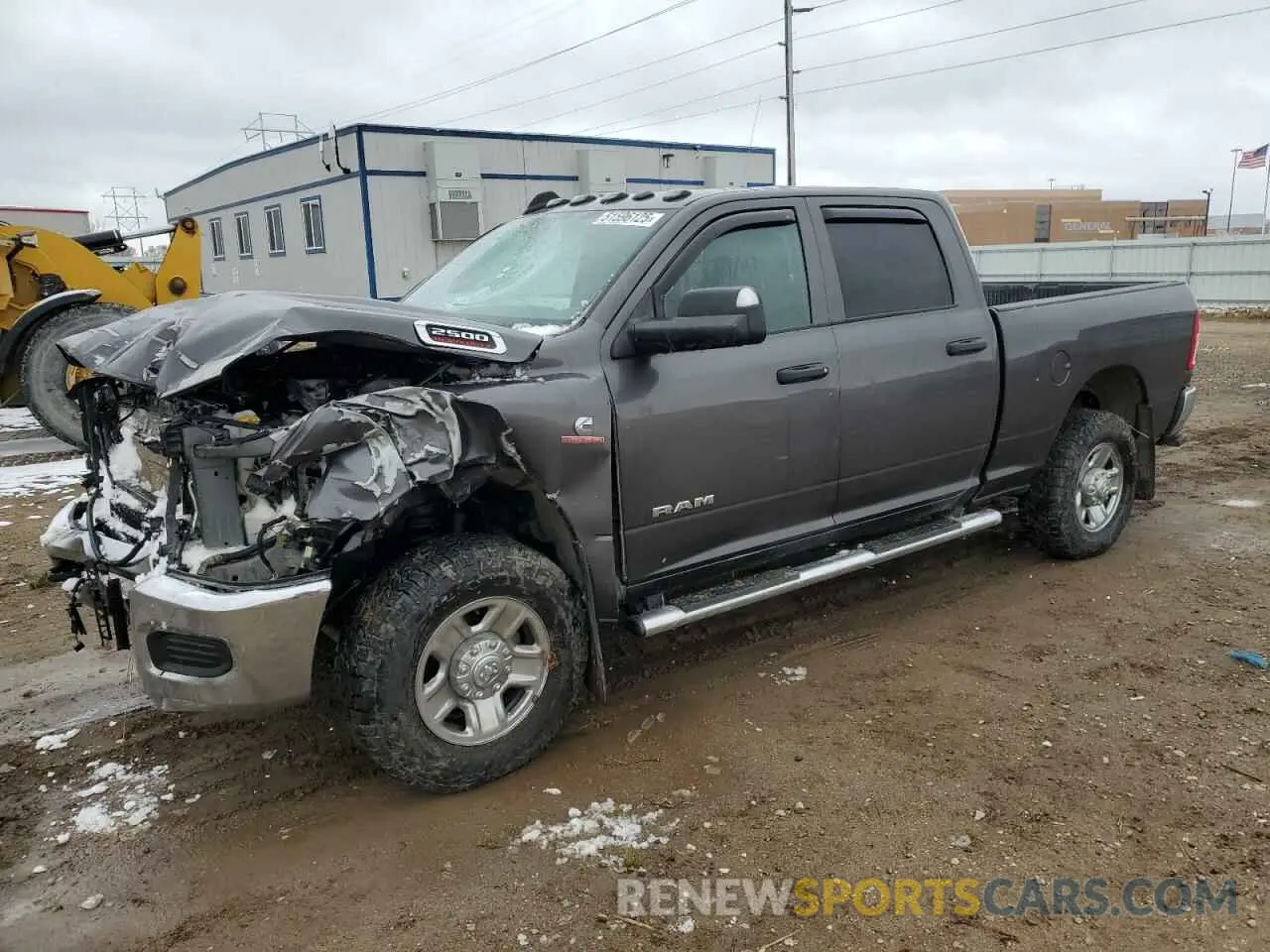 1 Photograph of a damaged car 3C6UR5CL8MG538609 RAM 2500 2021