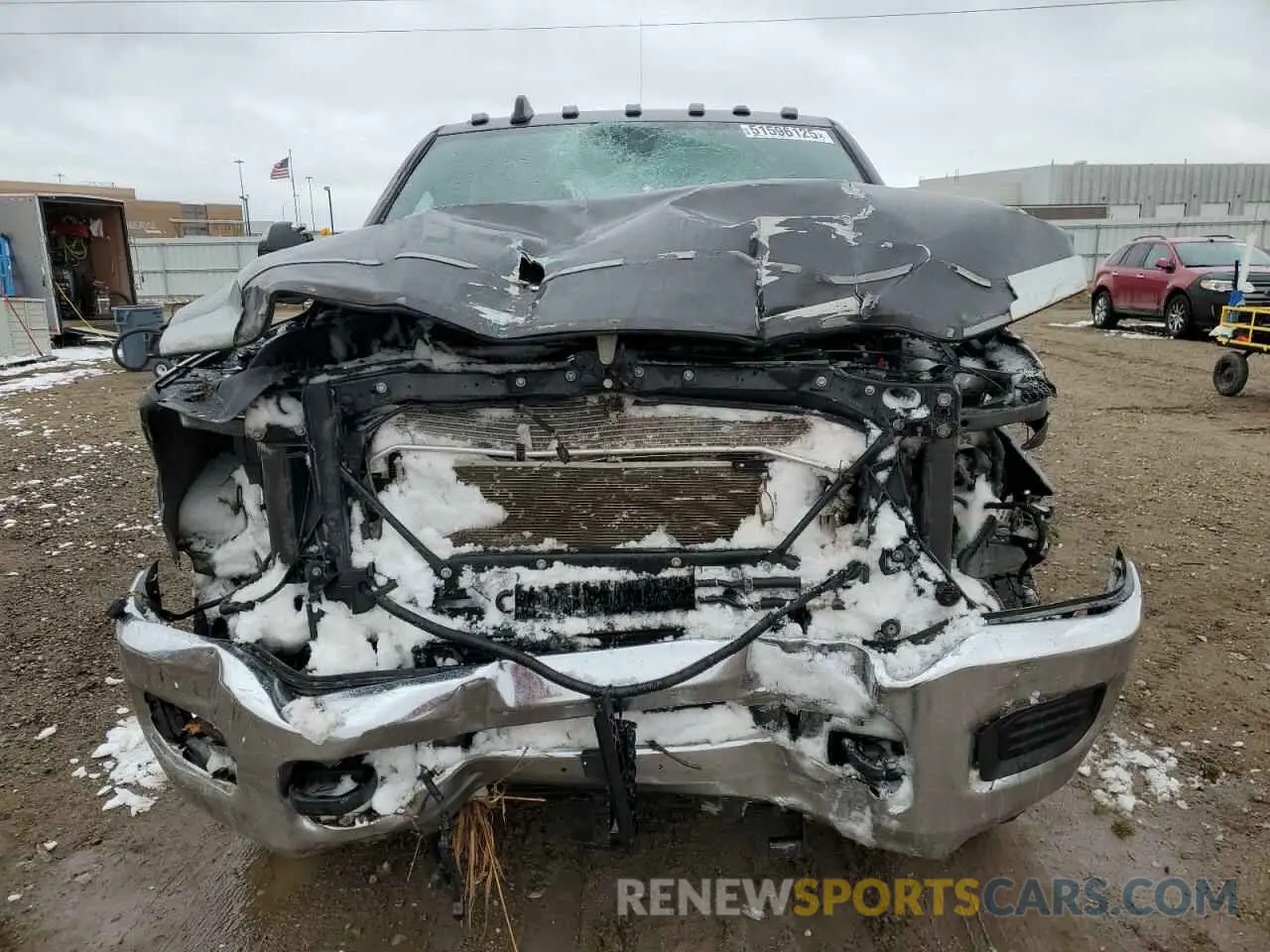 5 Photograph of a damaged car 3C6UR5CL8MG538609 RAM 2500 2021