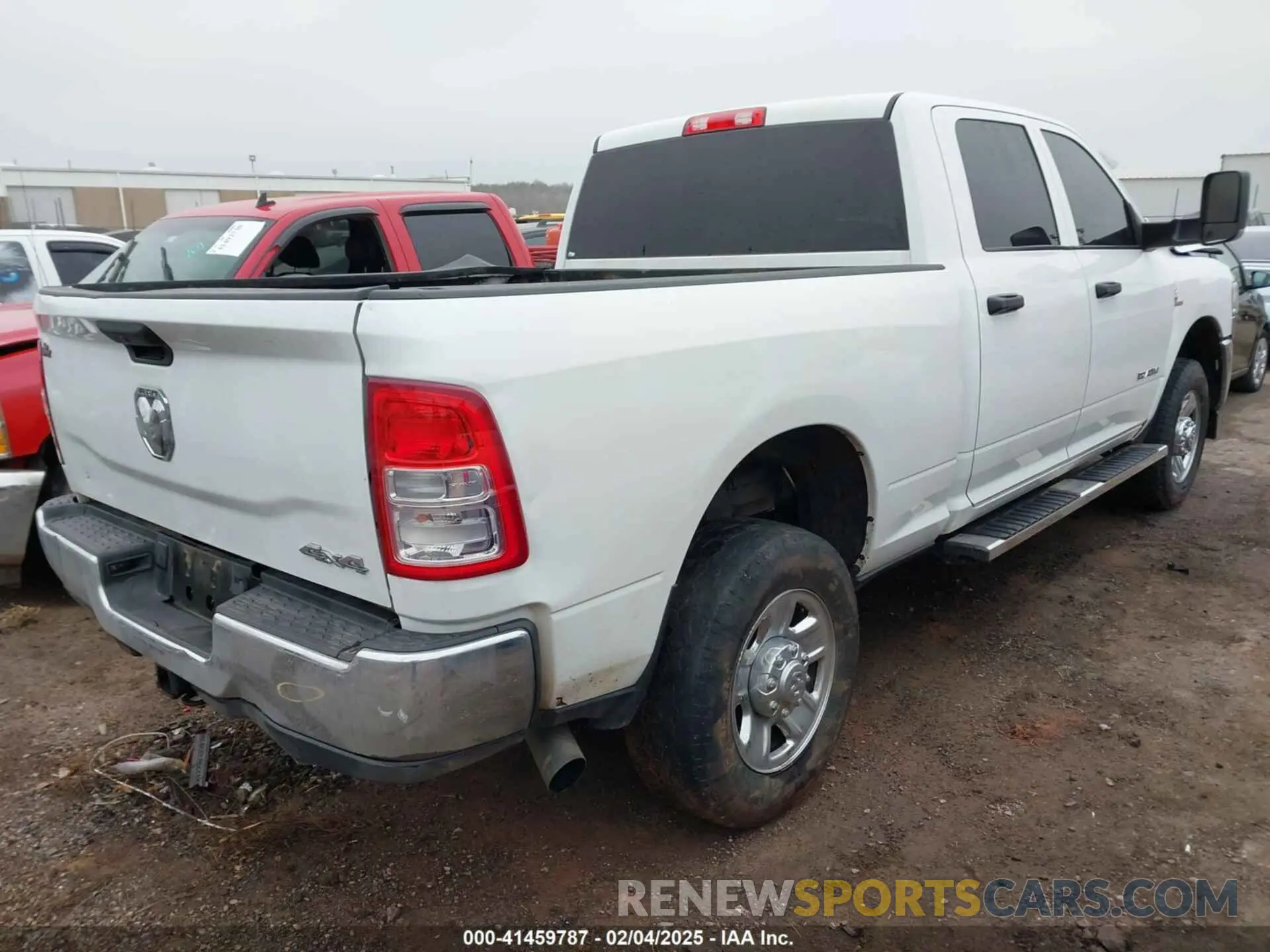 4 Photograph of a damaged car 3C6UR5CLXMG632197 RAM 2500 2021