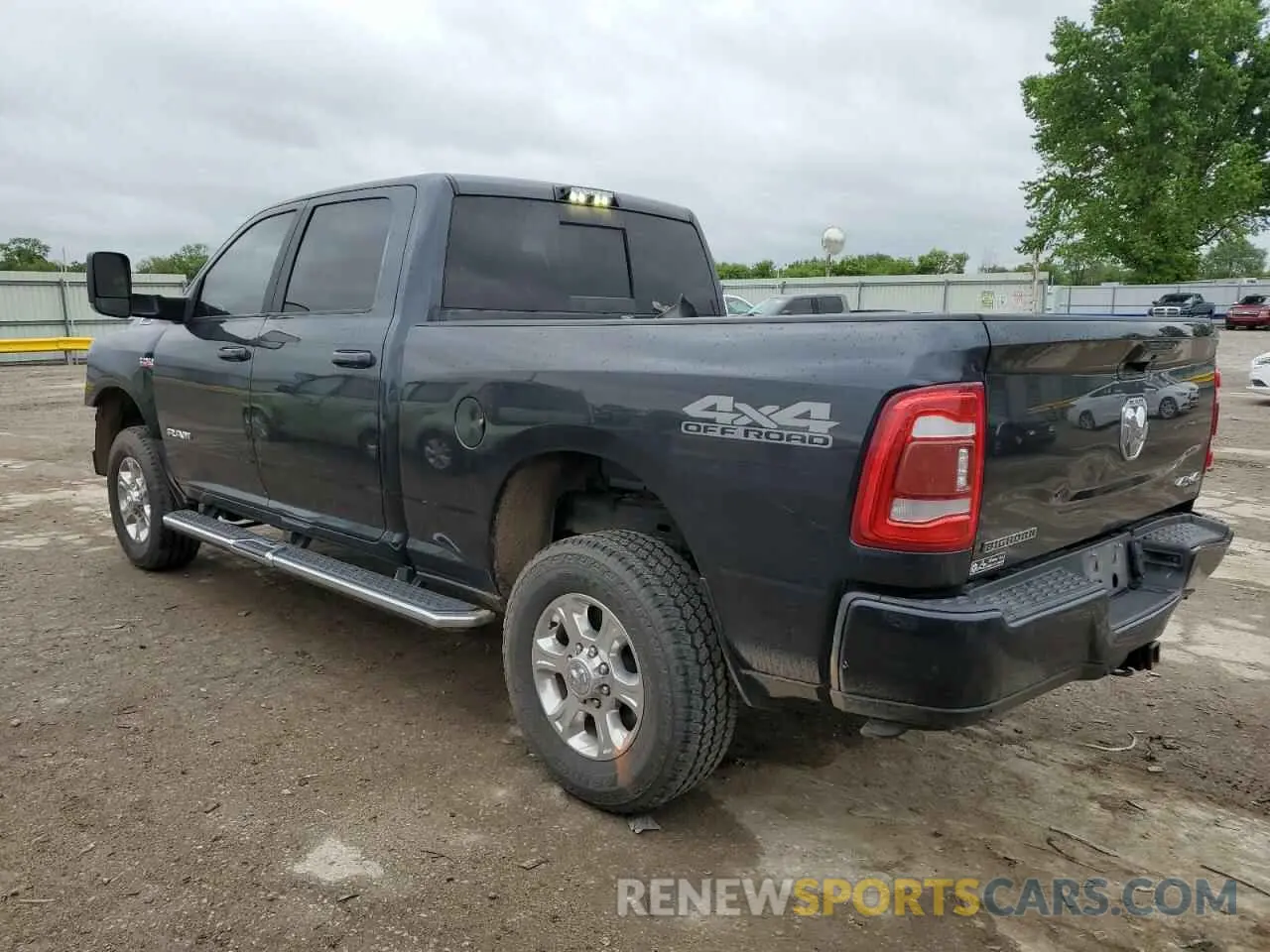 2 Photograph of a damaged car 3C6UR5DJ1MG625586 RAM 2500 2021