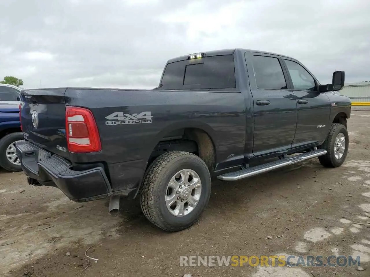3 Photograph of a damaged car 3C6UR5DJ1MG625586 RAM 2500 2021