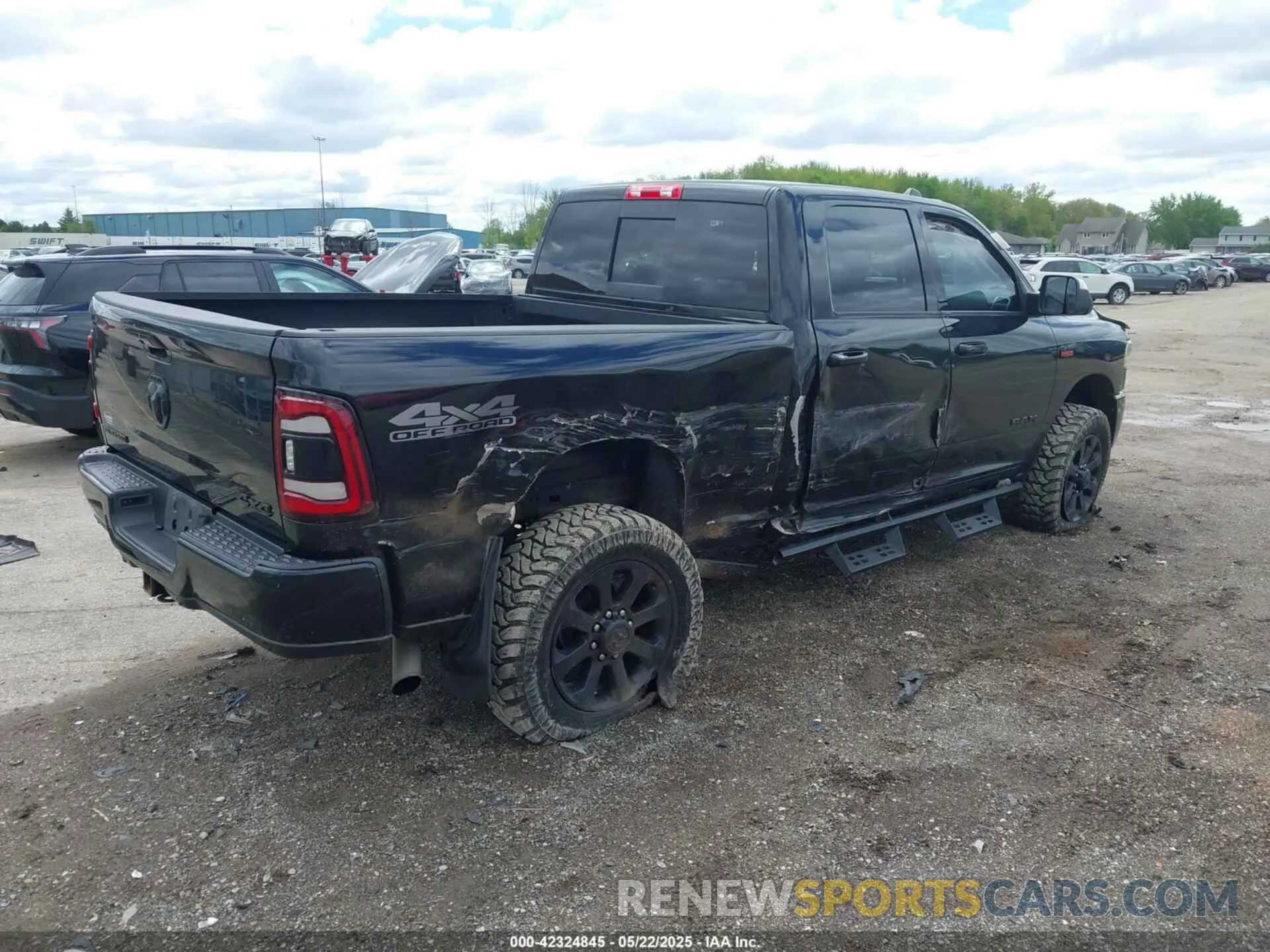 4 Photograph of a damaged car 3C6UR5DJ2MG532804 RAM 2500 2021
