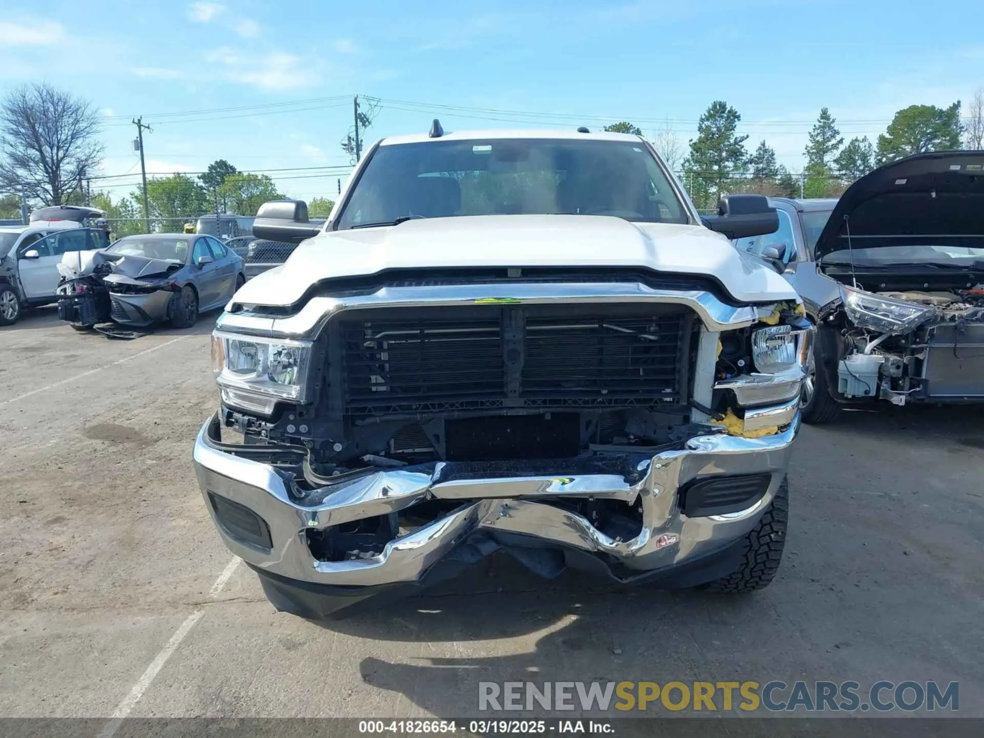 12 Photograph of a damaged car 3C6UR5DJ8MG552586 RAM 2500 2021