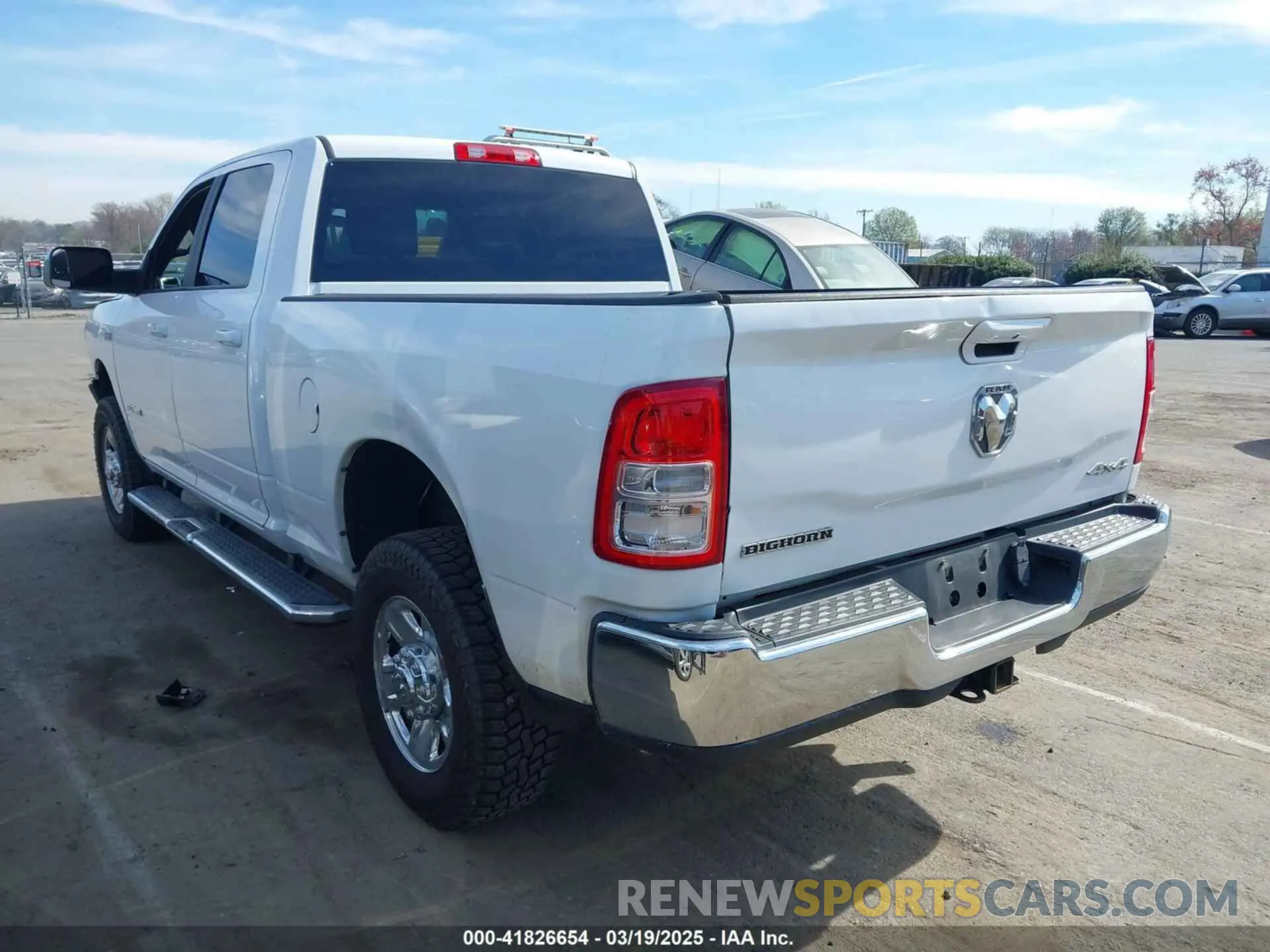3 Photograph of a damaged car 3C6UR5DJ8MG552586 RAM 2500 2021