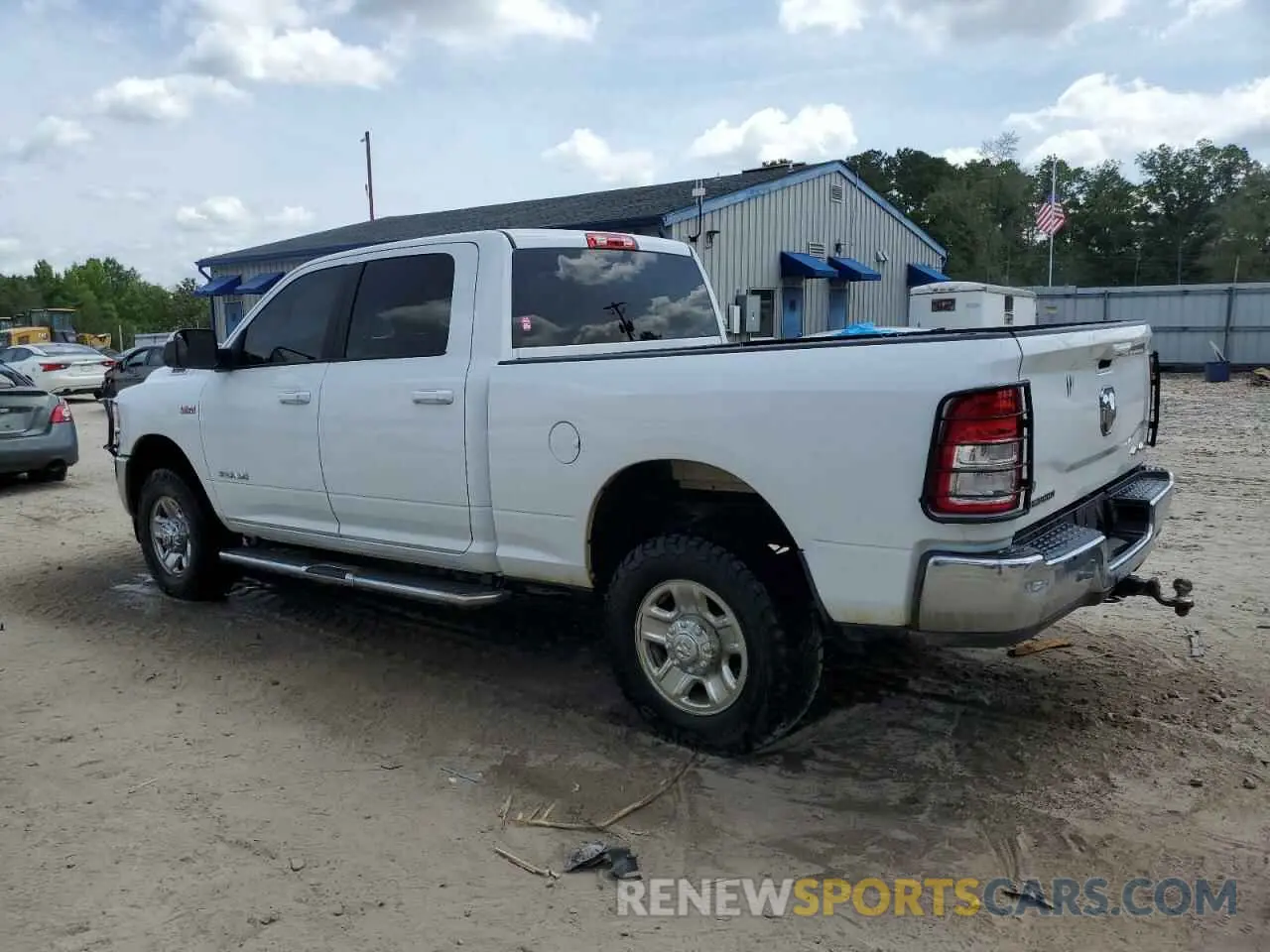 2 Photograph of a damaged car 3C6UR5DJ8MG554578 RAM 2500 2021