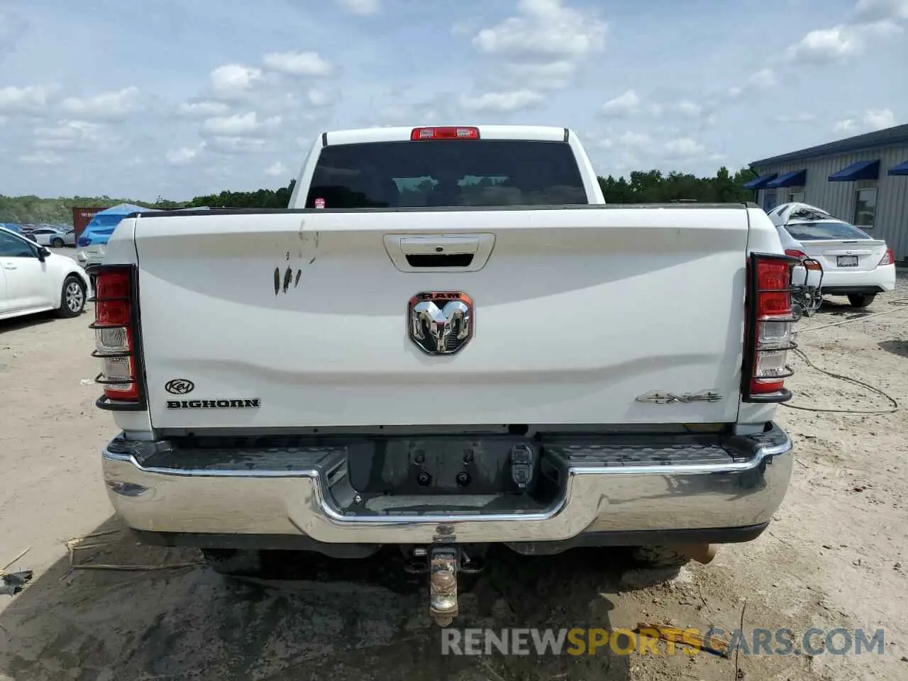 6 Photograph of a damaged car 3C6UR5DJ8MG554578 RAM 2500 2021