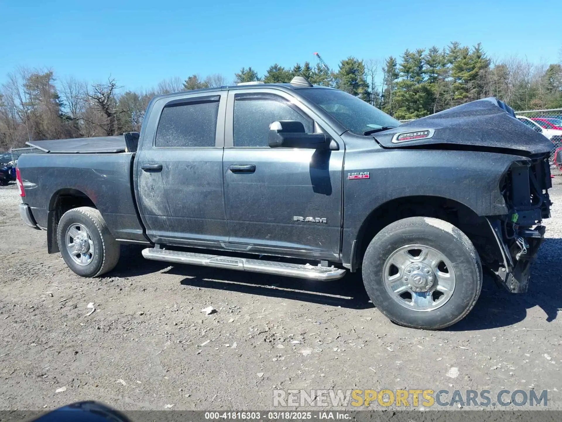 12 Photograph of a damaged car 3C6UR5DJ8MG555486 RAM 2500 2021