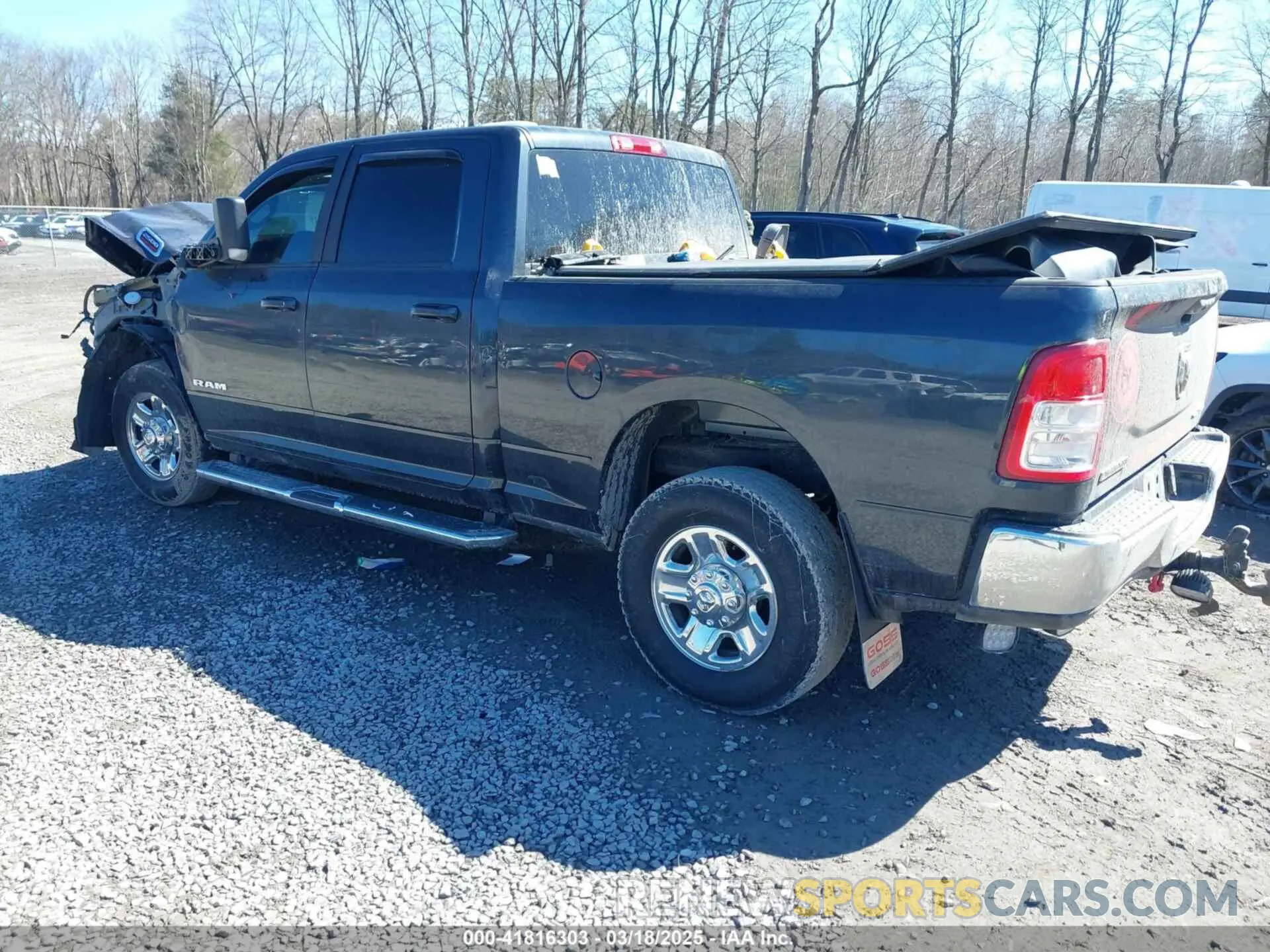 3 Photograph of a damaged car 3C6UR5DJ8MG555486 RAM 2500 2021