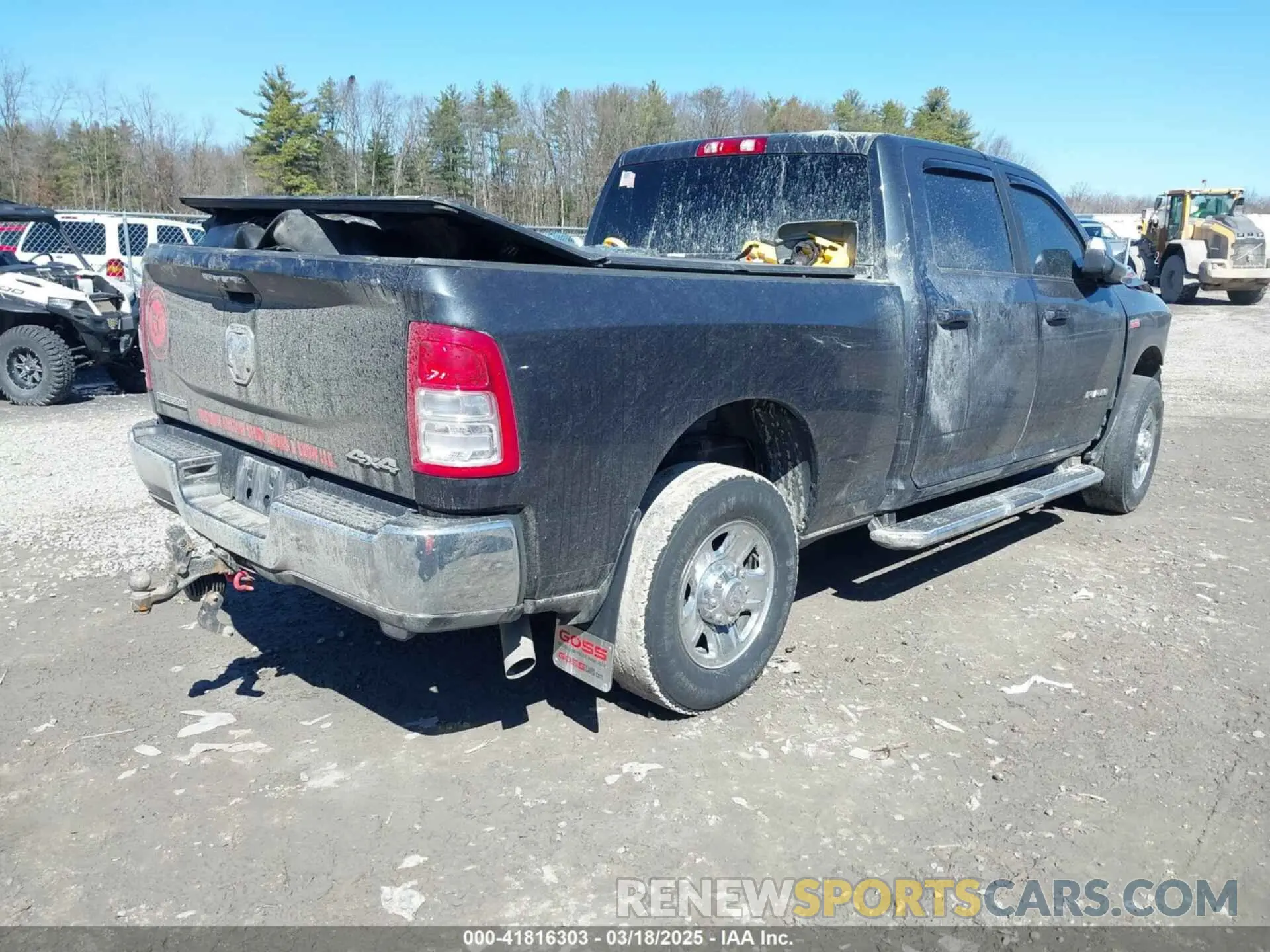 4 Photograph of a damaged car 3C6UR5DJ8MG555486 RAM 2500 2021