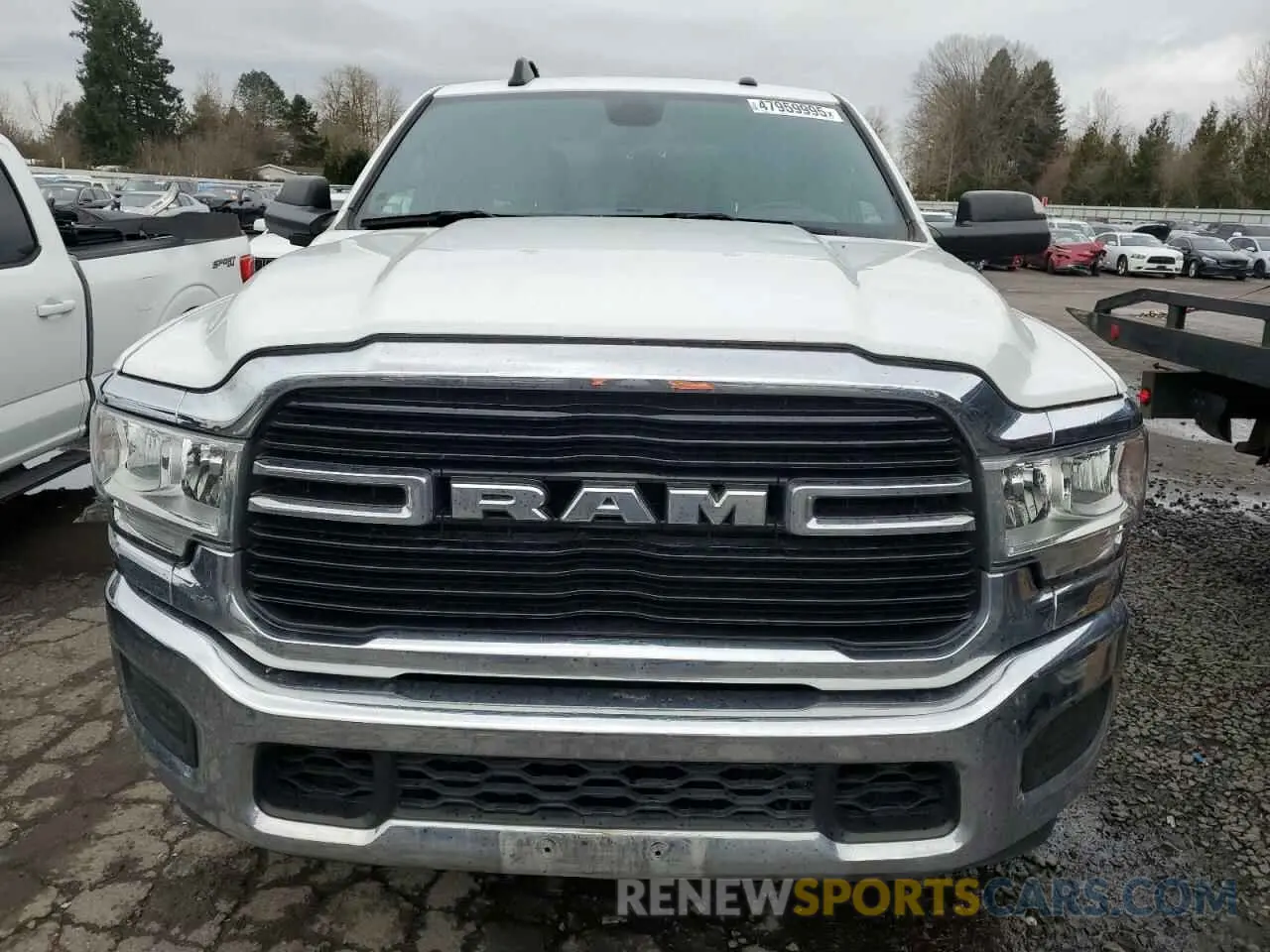 5 Photograph of a damaged car 3C6UR5DJ9MG627943 RAM 2500 2021