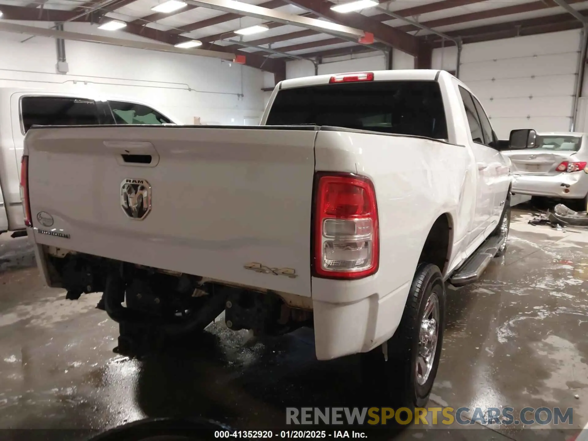 4 Photograph of a damaged car 3C6UR5DL1MG605601 RAM 2500 2021