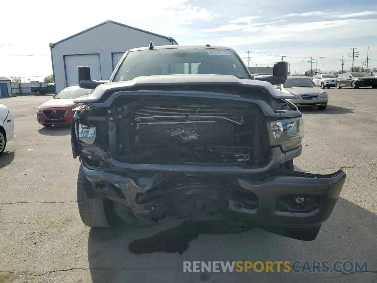 5 Photograph of a damaged car 3C6UR5DL2MG678654 RAM 2500 2021