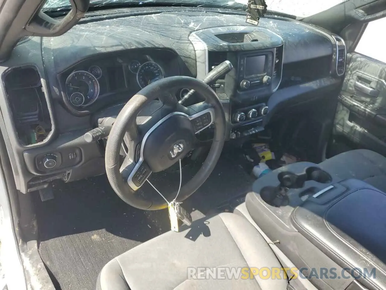 8 Photograph of a damaged car 3C6UR5DL6MG509091 RAM 2500 2021