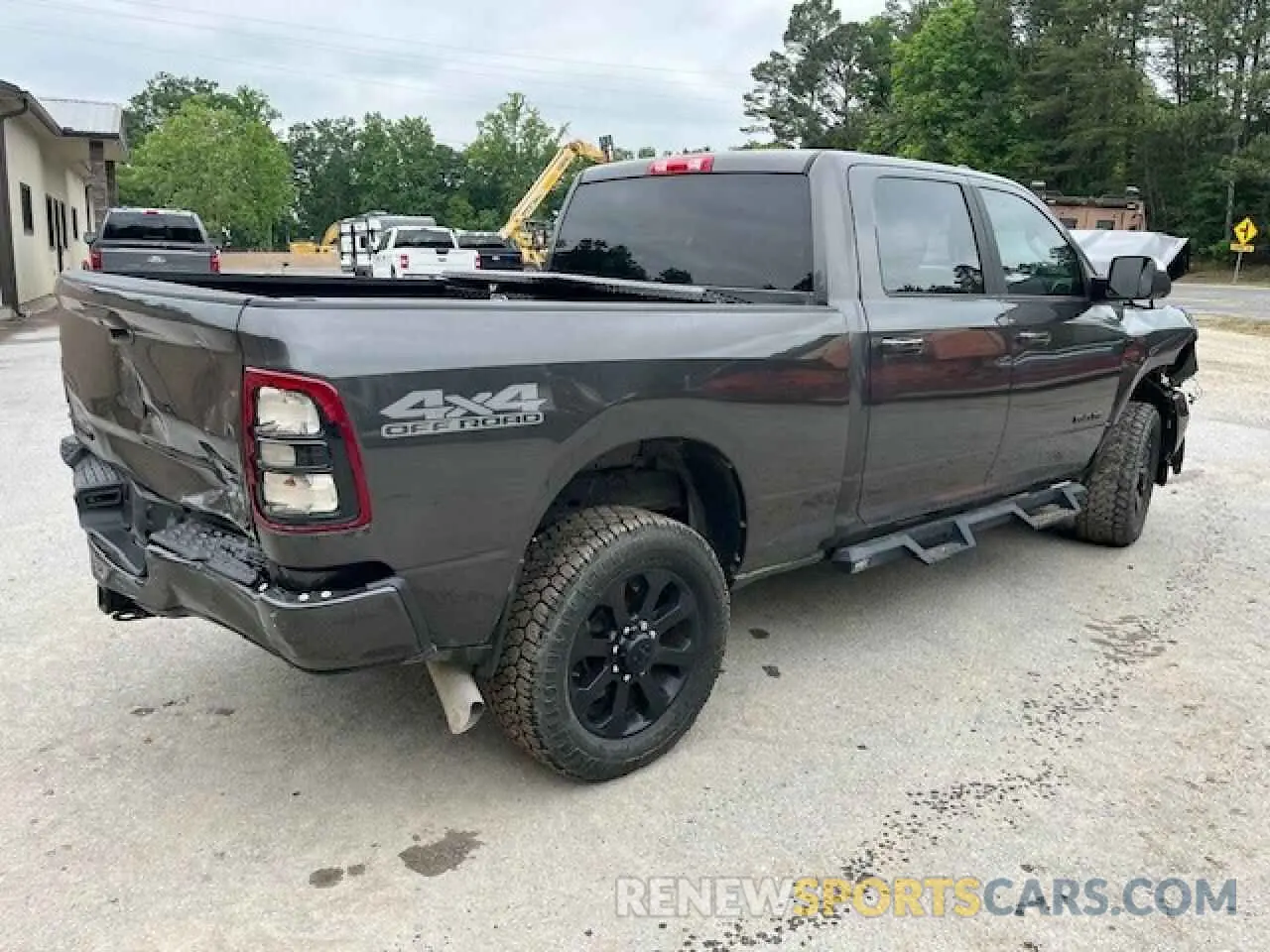 3 Photograph of a damaged car 3C6UR5DL7MG658139 RAM 2500 2021