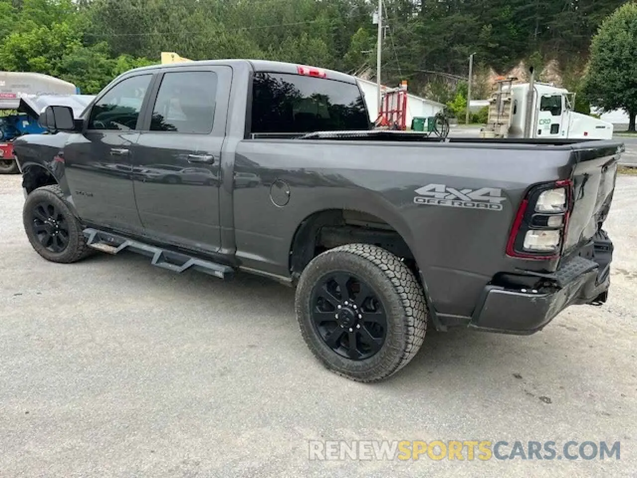 4 Photograph of a damaged car 3C6UR5DL7MG658139 RAM 2500 2021