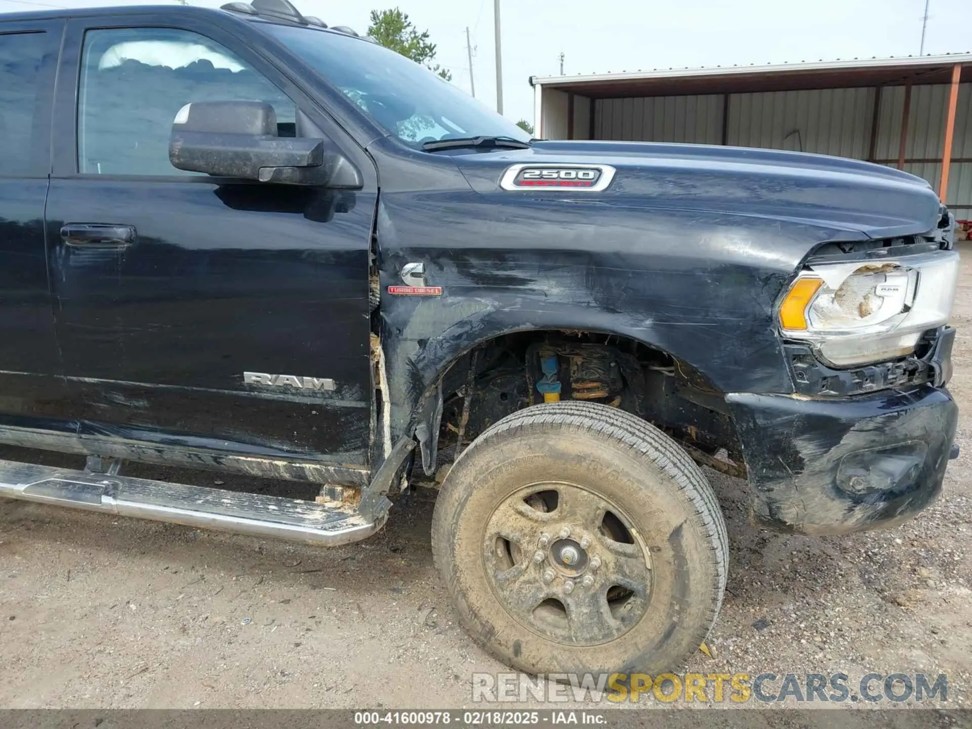 17 Photograph of a damaged car 3C6UR5DL7MG695398 RAM 2500 2021