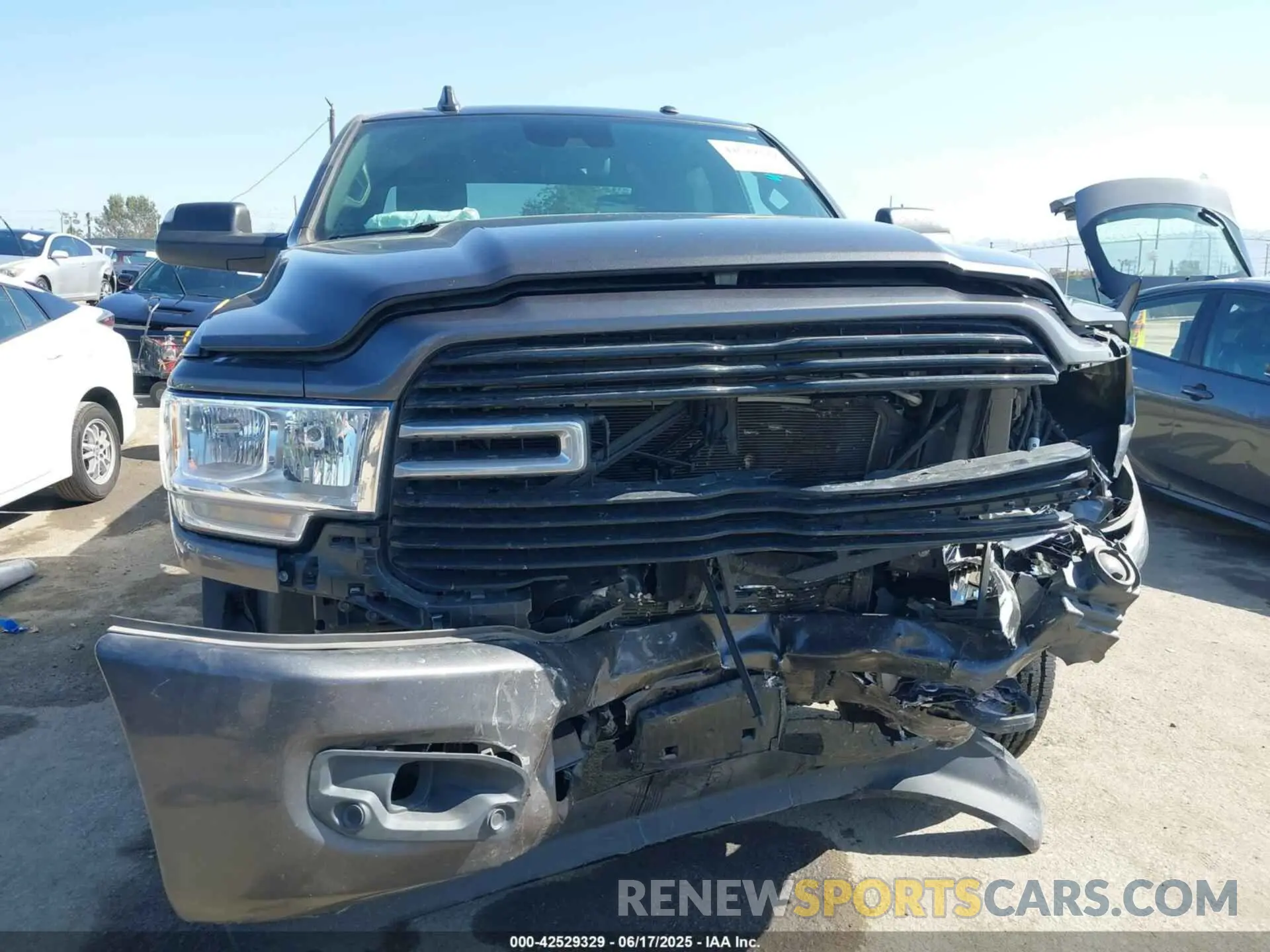 11 Photograph of a damaged car 3C6UR5DLXMG584554 RAM 2500 2021