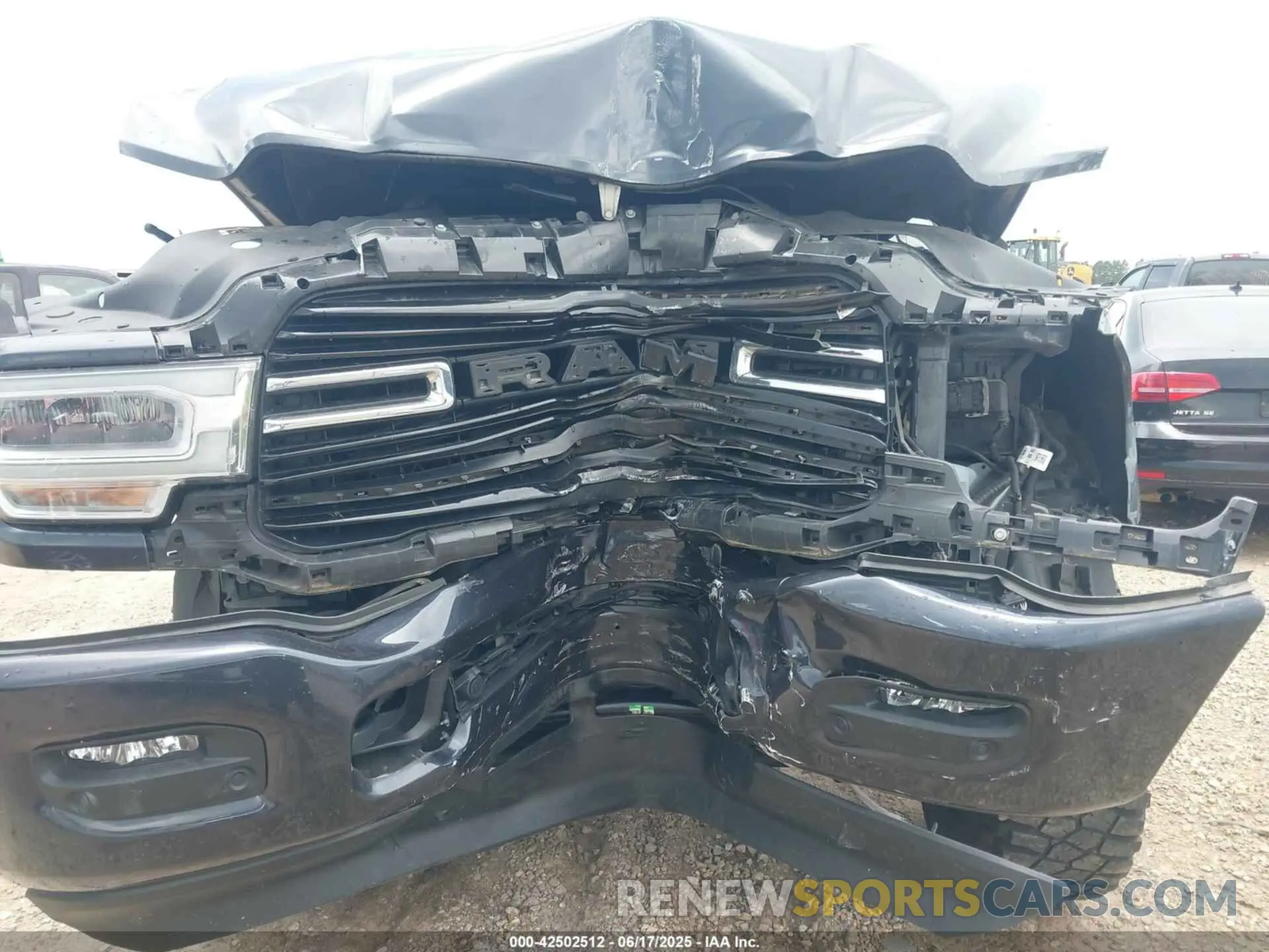 6 Photograph of a damaged car 3C6UR5DLXMG659821 RAM 2500 2021