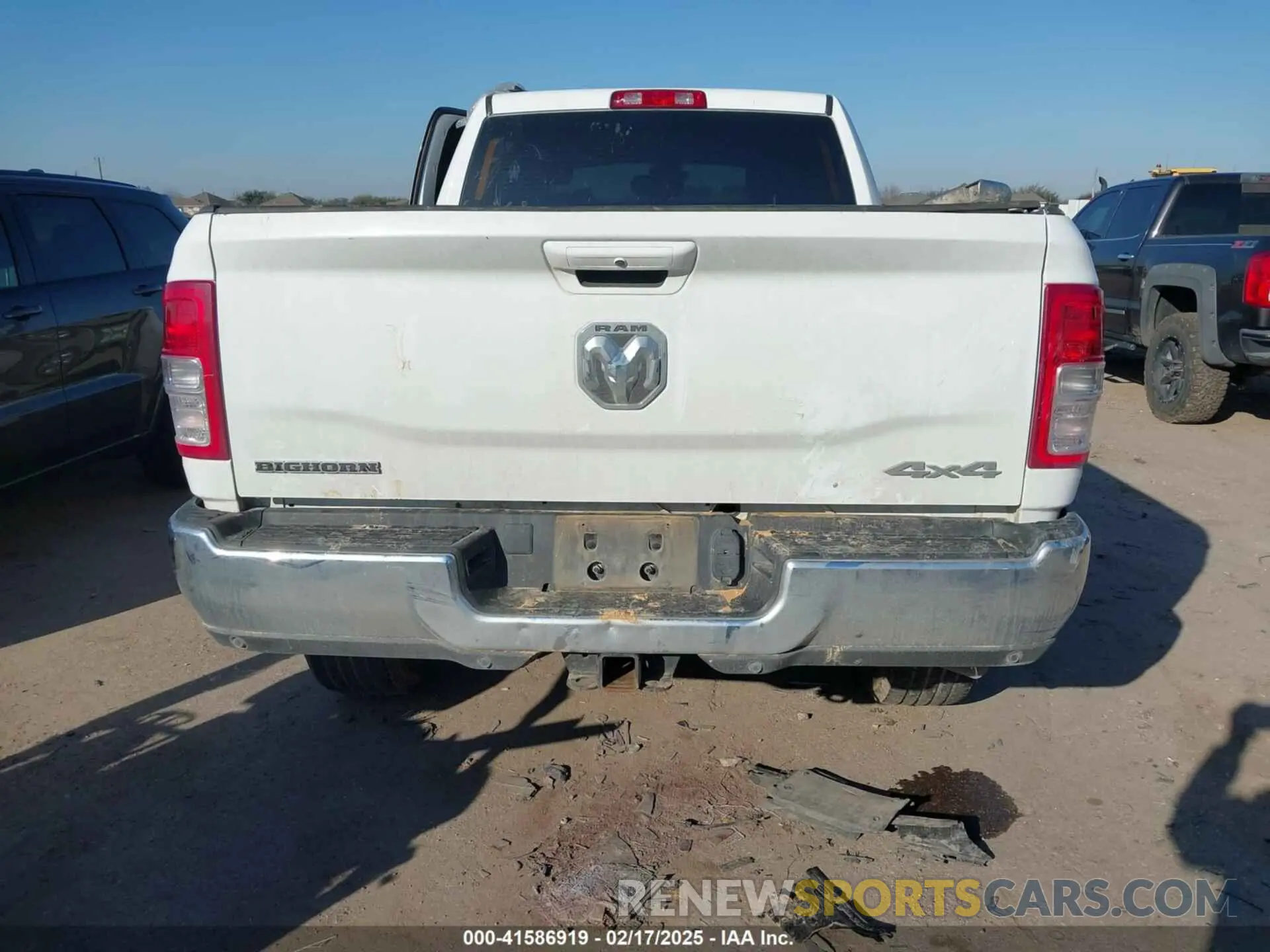 16 Photograph of a damaged car 3C6UR5DLXMG676909 RAM 2500 2021