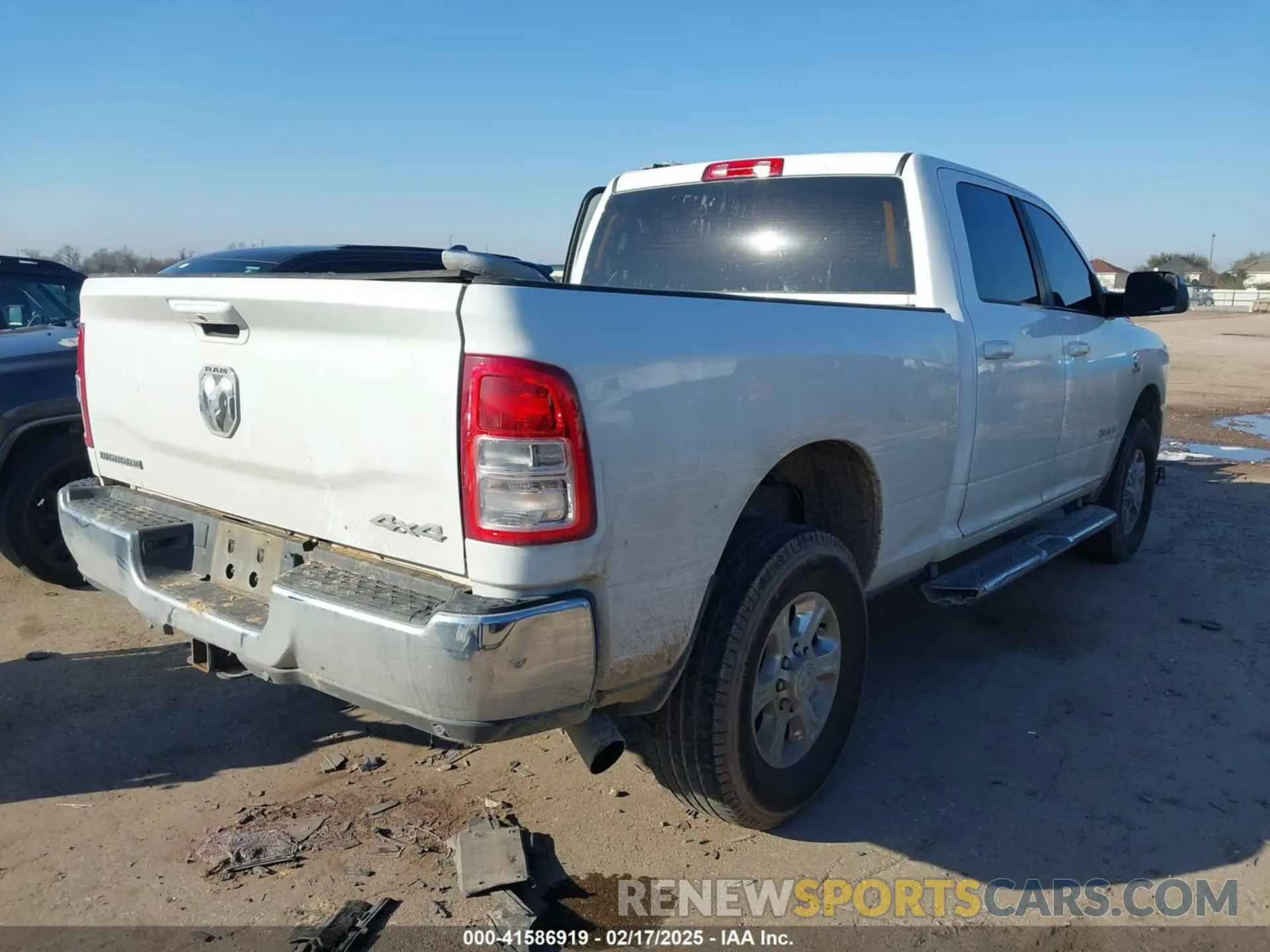 4 Photograph of a damaged car 3C6UR5DLXMG676909 RAM 2500 2021
