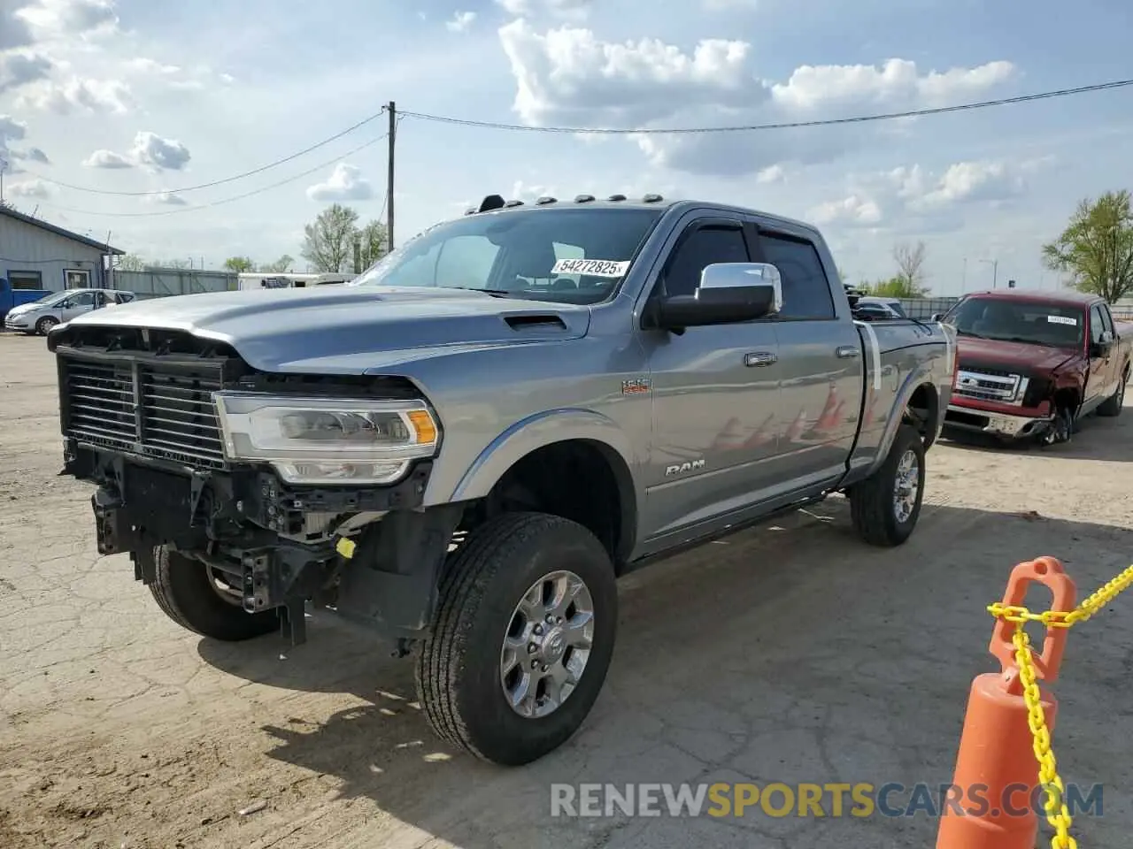 1 Photograph of a damaged car 3C6UR5FJ8MG671770 RAM 2500 2021