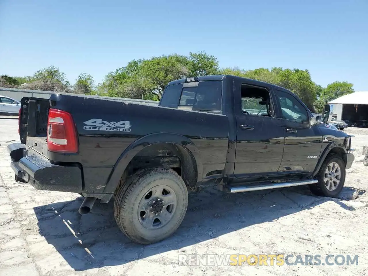 3 Photograph of a damaged car 3C6UR5FL2MG611033 RAM 2500 2021
