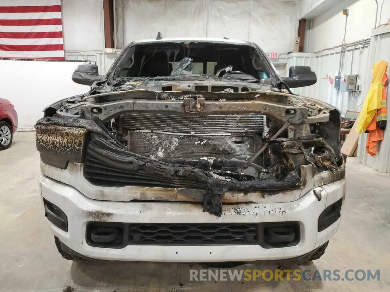5 Photograph of a damaged car 3C6UR5FL3MG502502 RAM 2500 2021