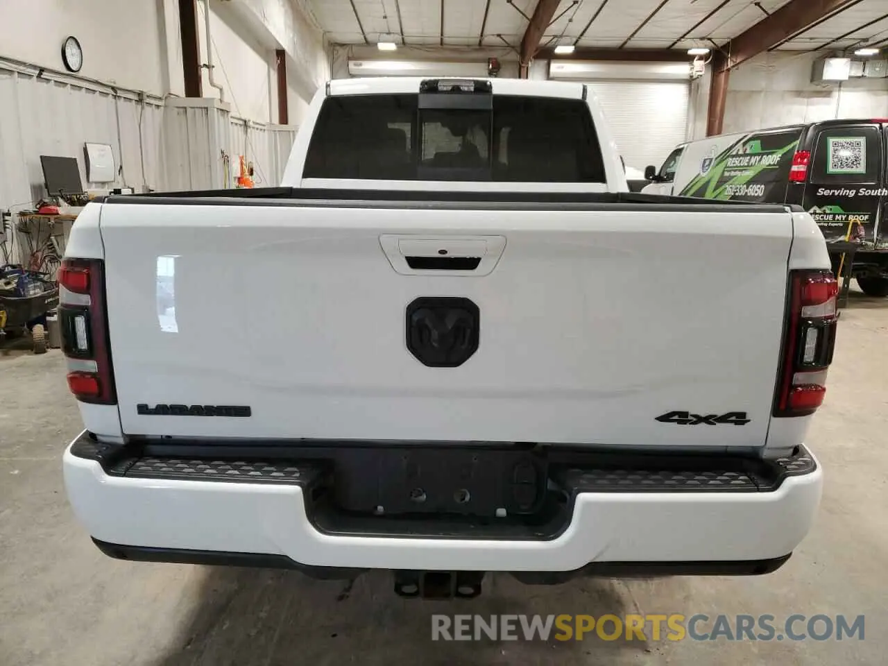 6 Photograph of a damaged car 3C6UR5FL3MG502502 RAM 2500 2021