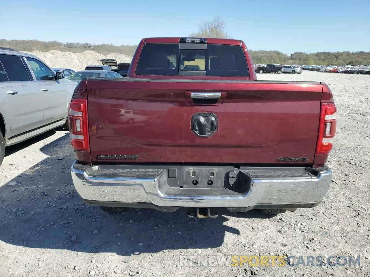 6 Photograph of a damaged car 3C6UR5FL4MG631655 RAM 2500 2021