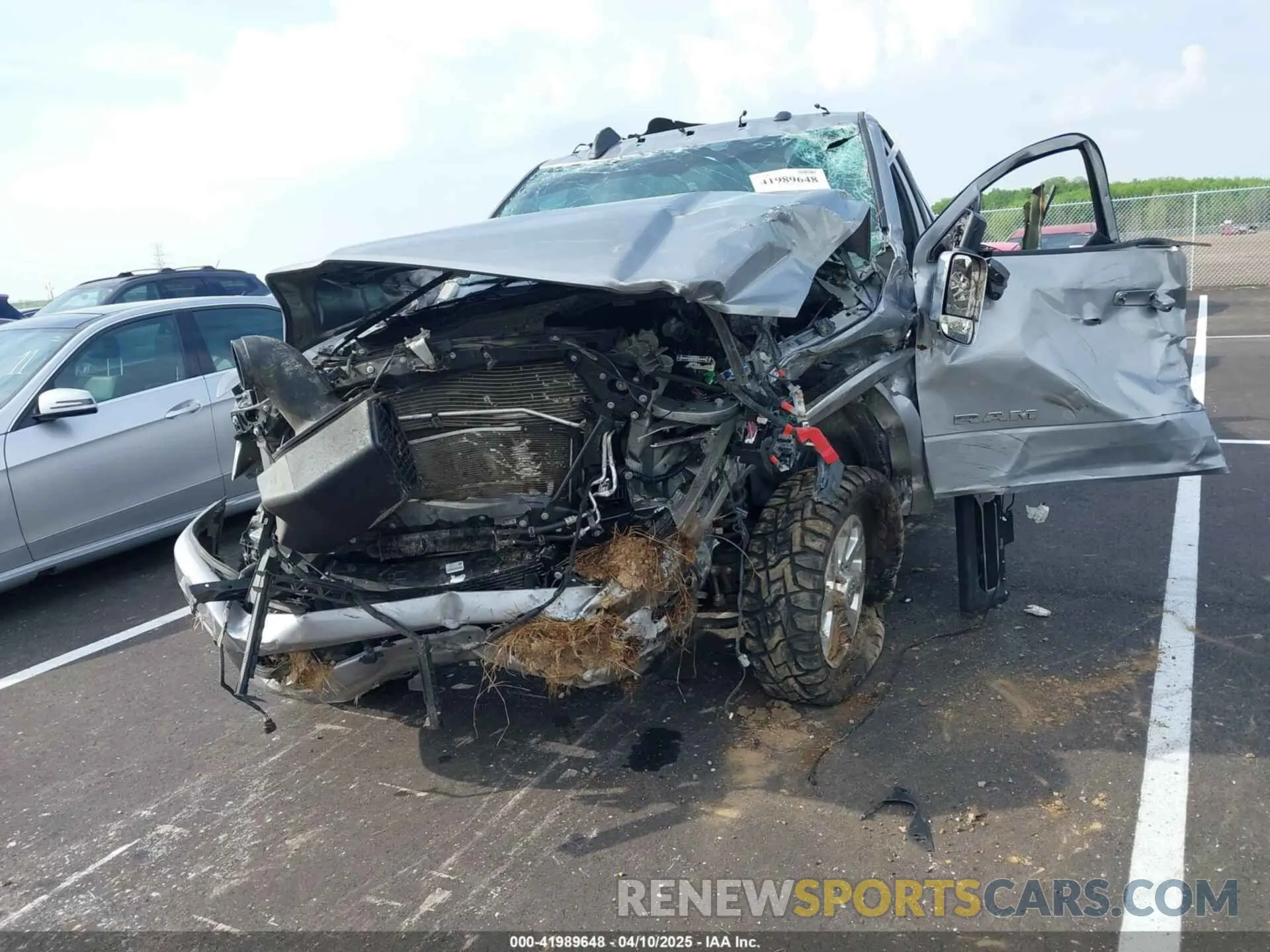 6 Photograph of a damaged car 3C6UR5FL5MG516837 RAM 2500 2021