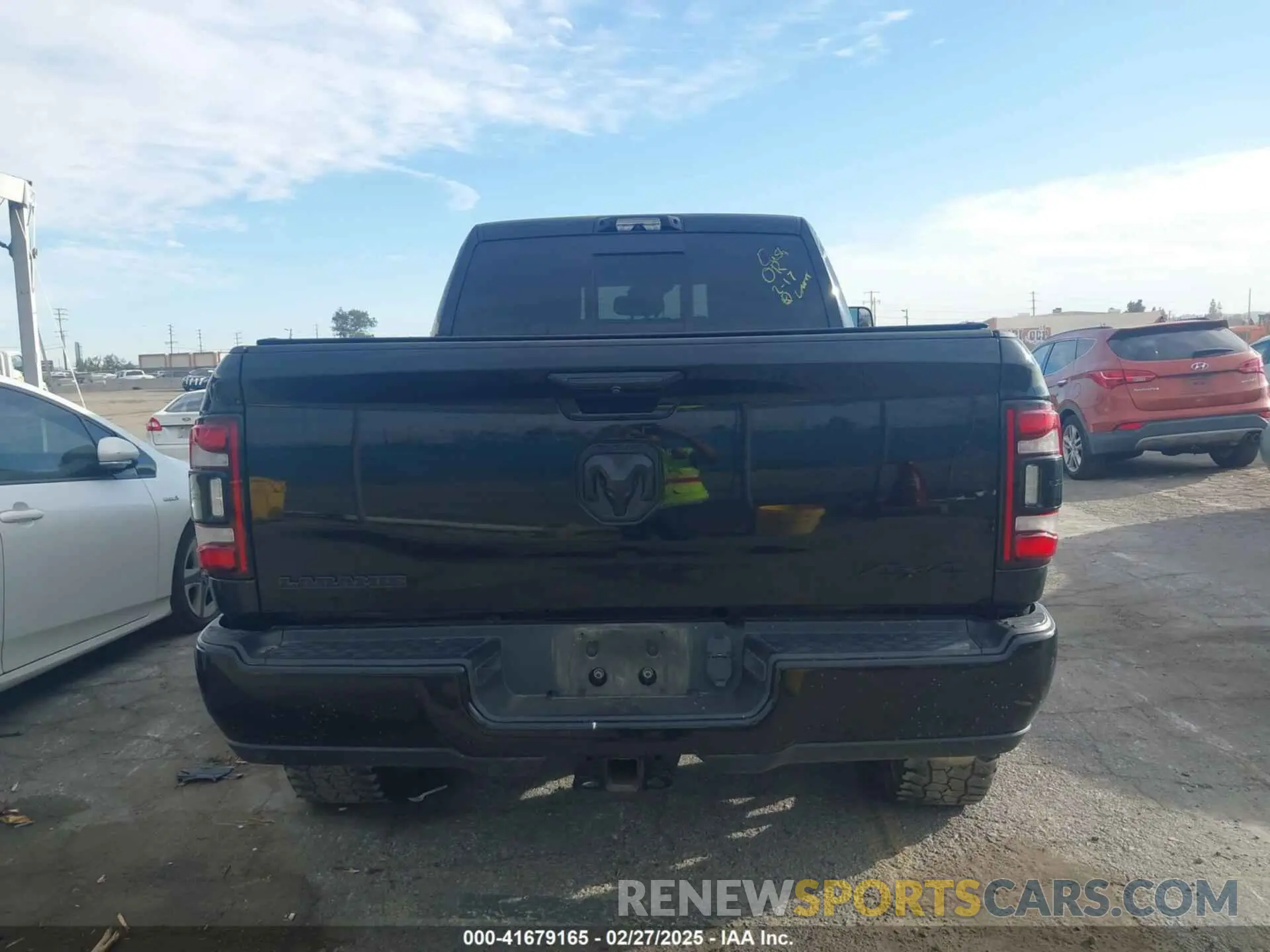 16 Photograph of a damaged car 3C6UR5FL7MG590681 RAM 2500 2021