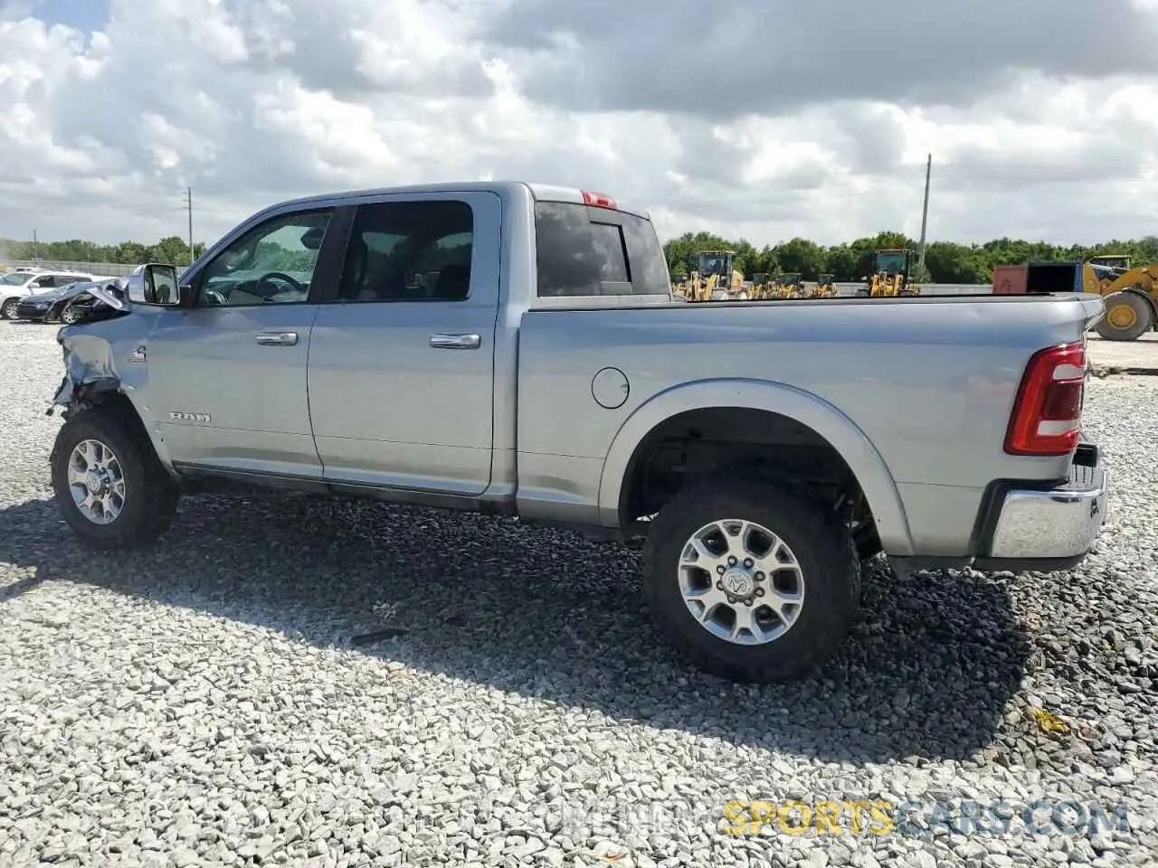 2 Photograph of a damaged car 3C6UR5FL8MG675819 RAM 2500 2021