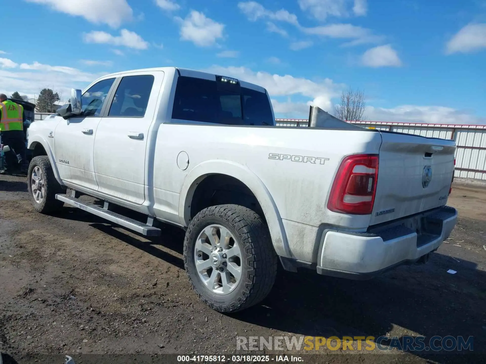 3 Photograph of a damaged car 3C6UR5FL9MG520549 RAM 2500 2021