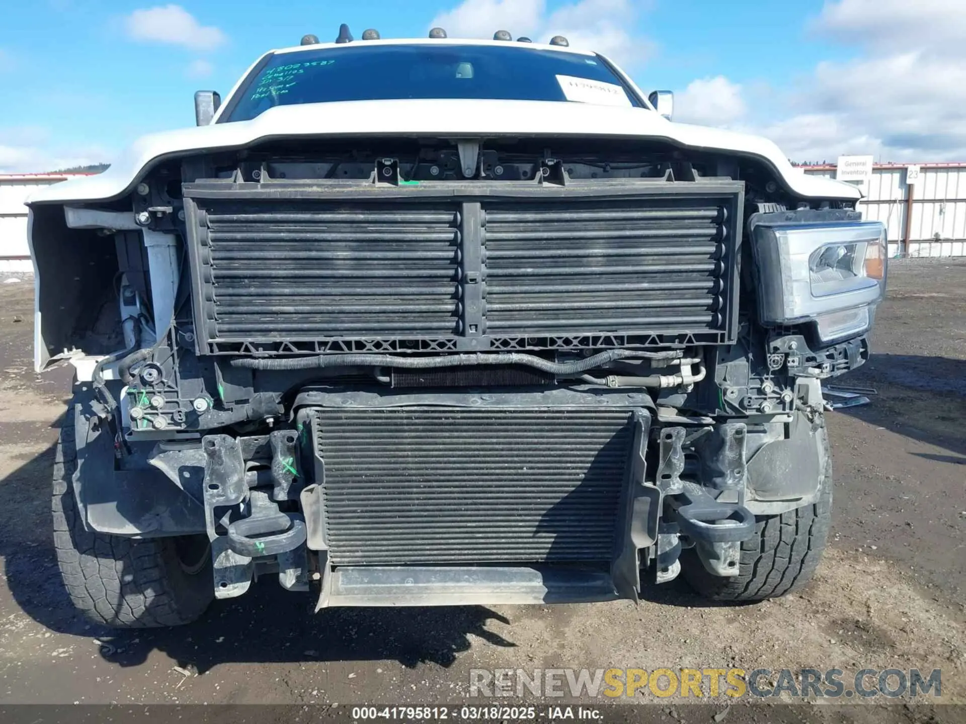 6 Photograph of a damaged car 3C6UR5FL9MG520549 RAM 2500 2021