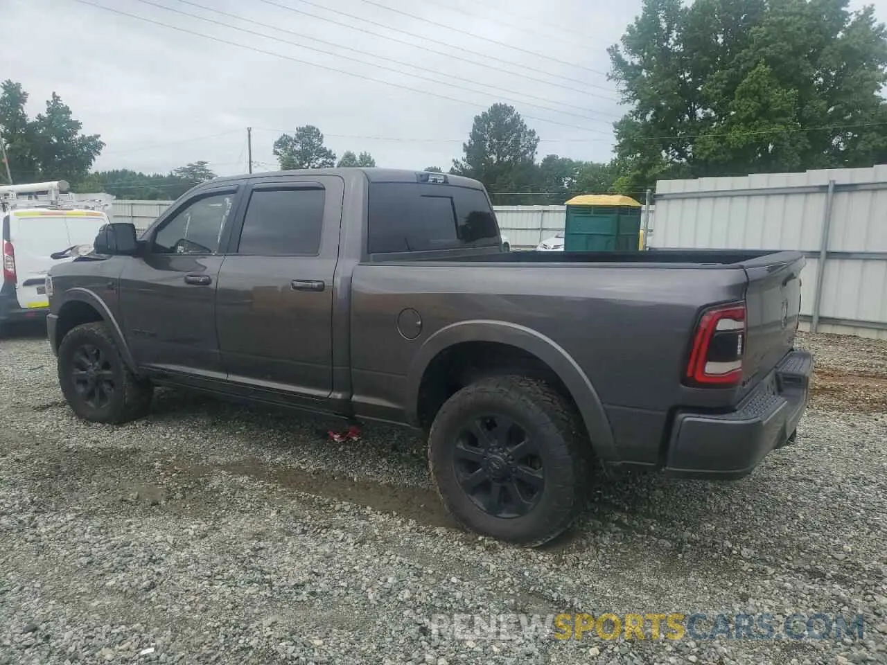 2 Photograph of a damaged car 3C6UR5FL9MG576488 RAM 2500 2021