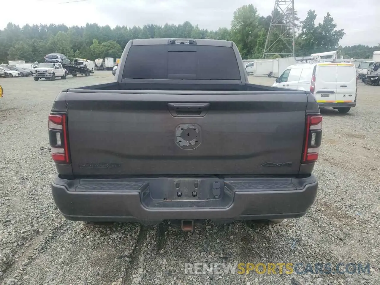 6 Photograph of a damaged car 3C6UR5FL9MG576488 RAM 2500 2021