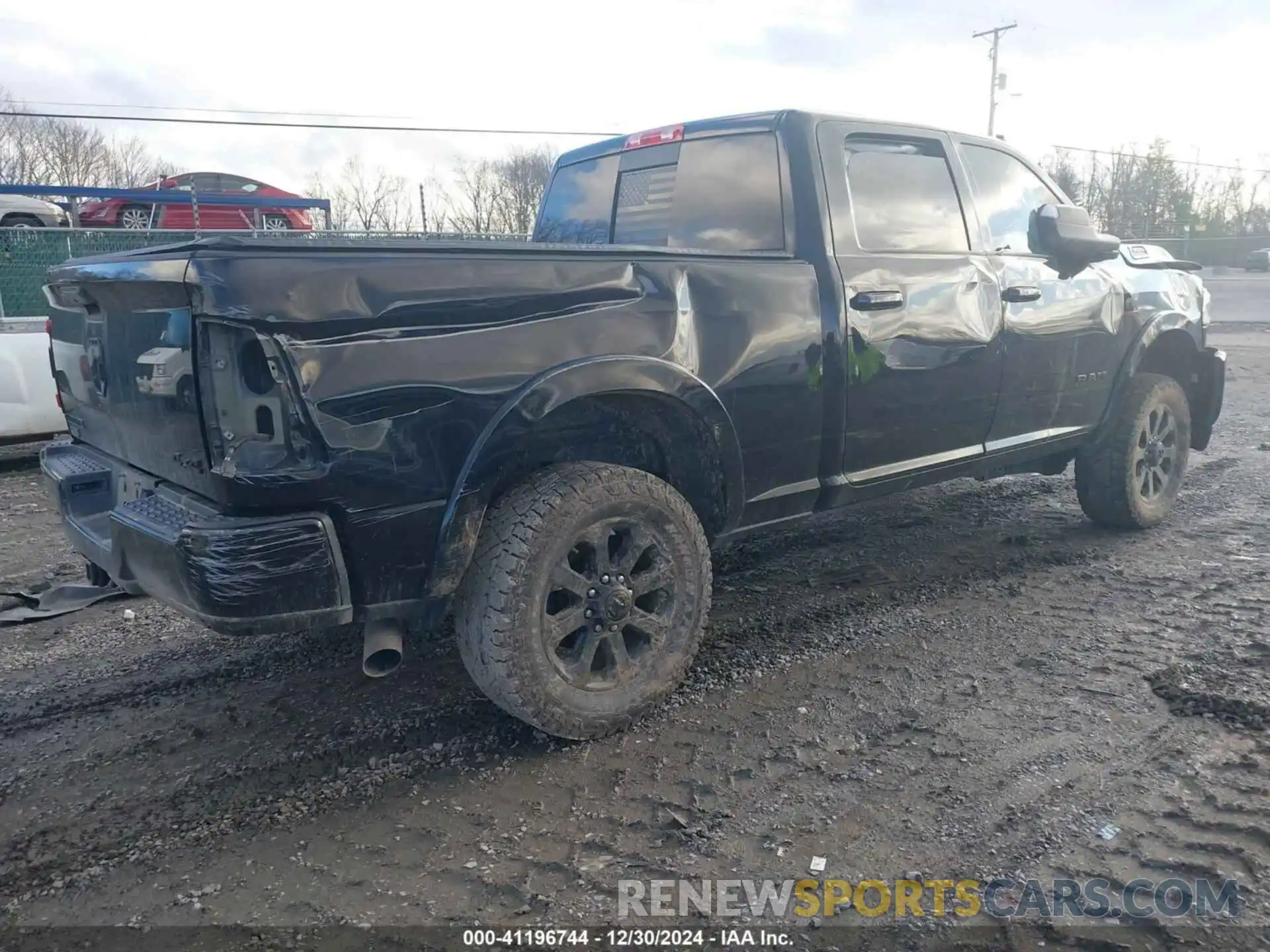 4 Photograph of a damaged car 3C6UR5FL9MG581156 RAM 2500 2021